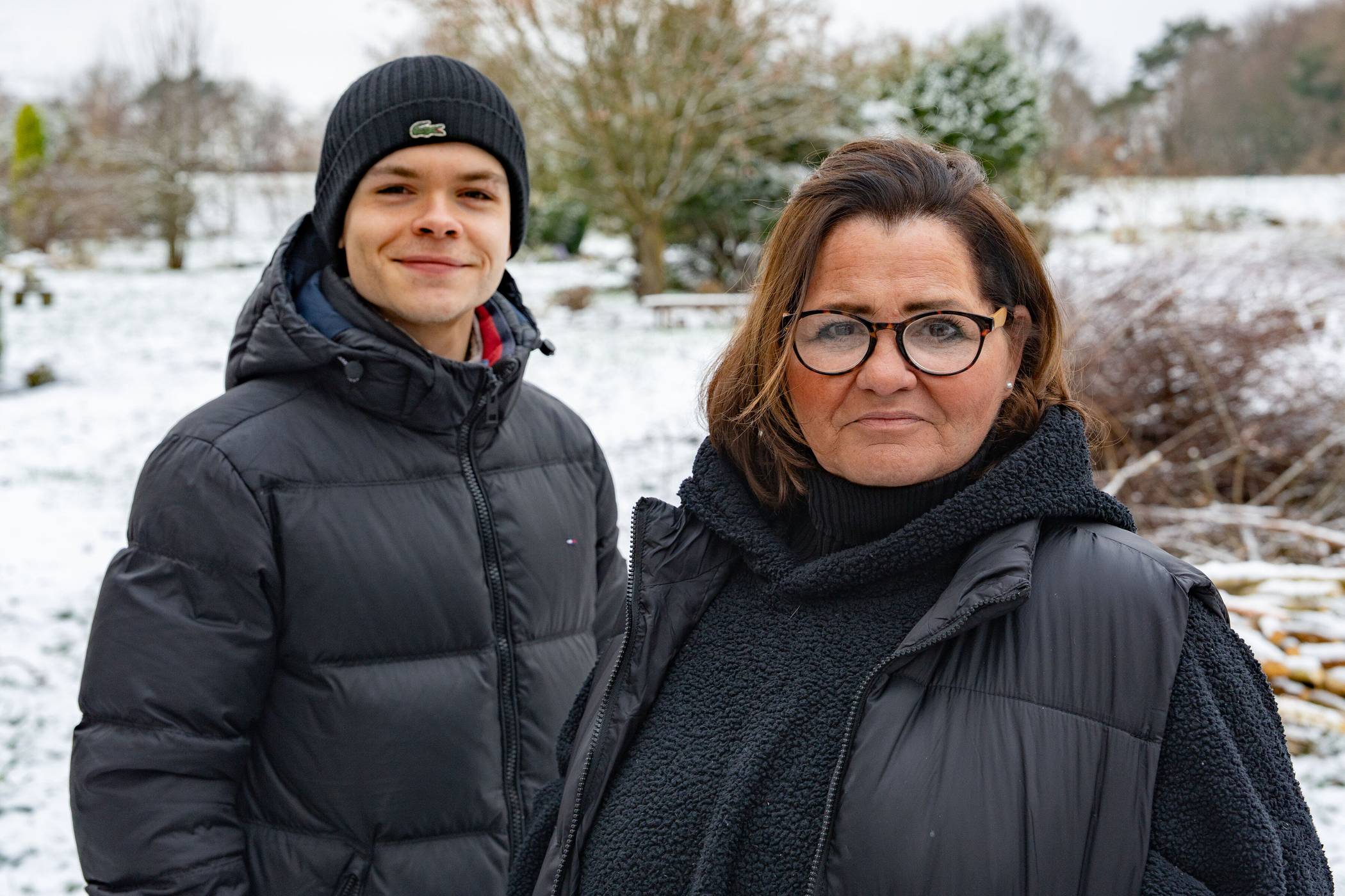 Corinna Tries und ihr Mitarbeiter Jan Esser.
