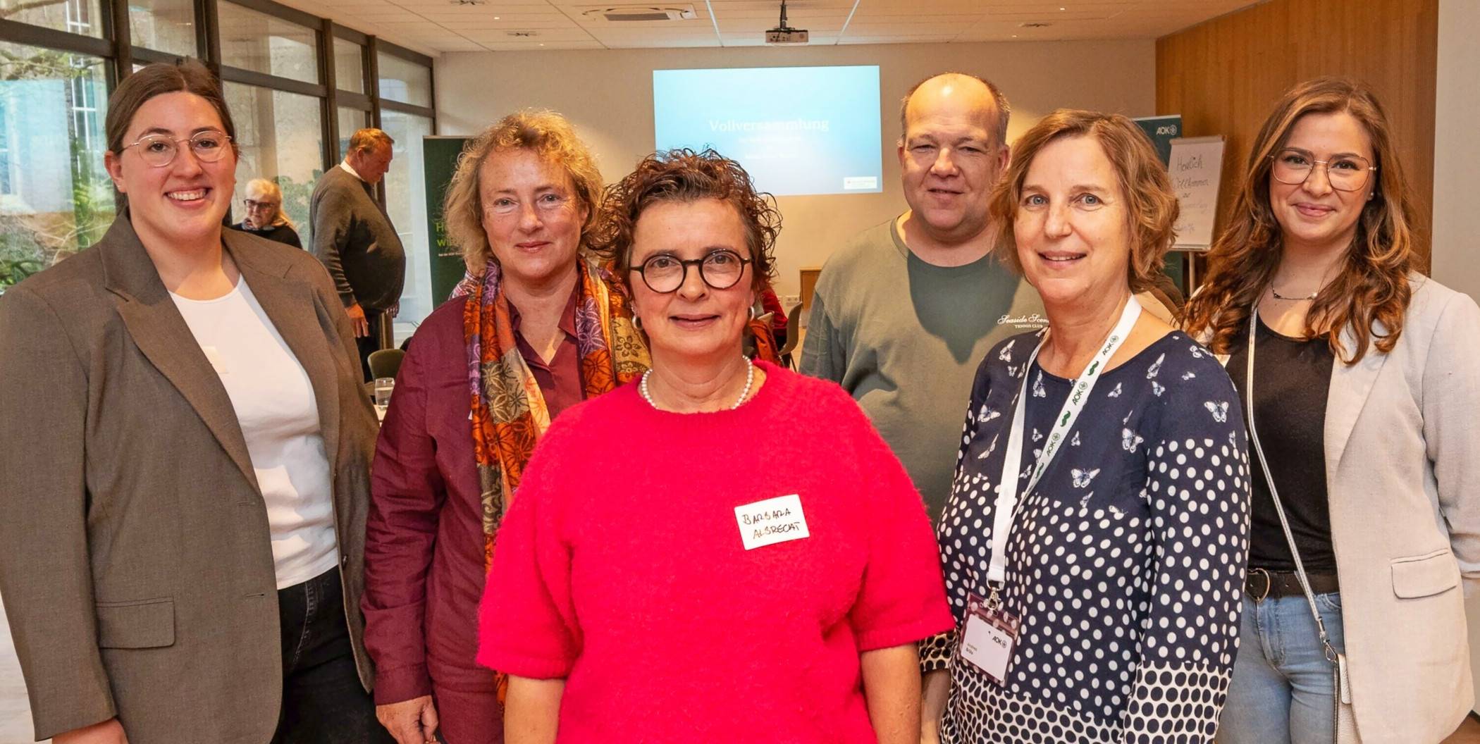 Vollversammlung der Selbsthilfegruppen (v.l.): Saskia Strerath