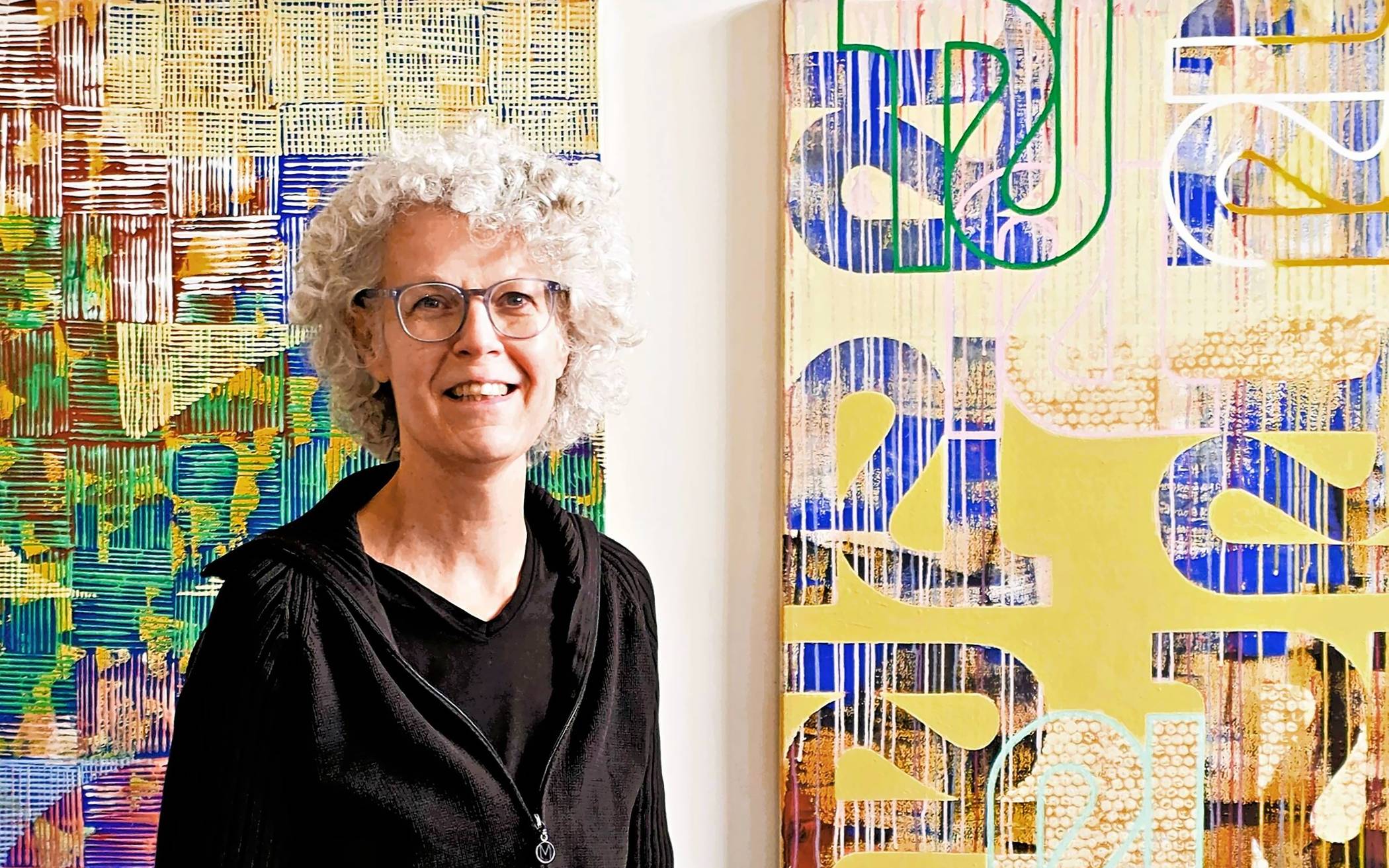 Künstlerin Sabine Schaffmeister stellt ab kommenden Sonntag ihre Werke in der Evangelischen Kirche in Osterath aus. 