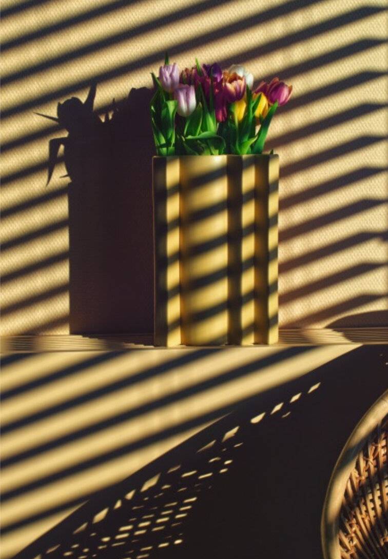   Bis 27. Februar in der Stadtteilbibliothek Rheydt zu sehen: die Fotoausstellung „Strukturen“. Foto: Barbara Wire  