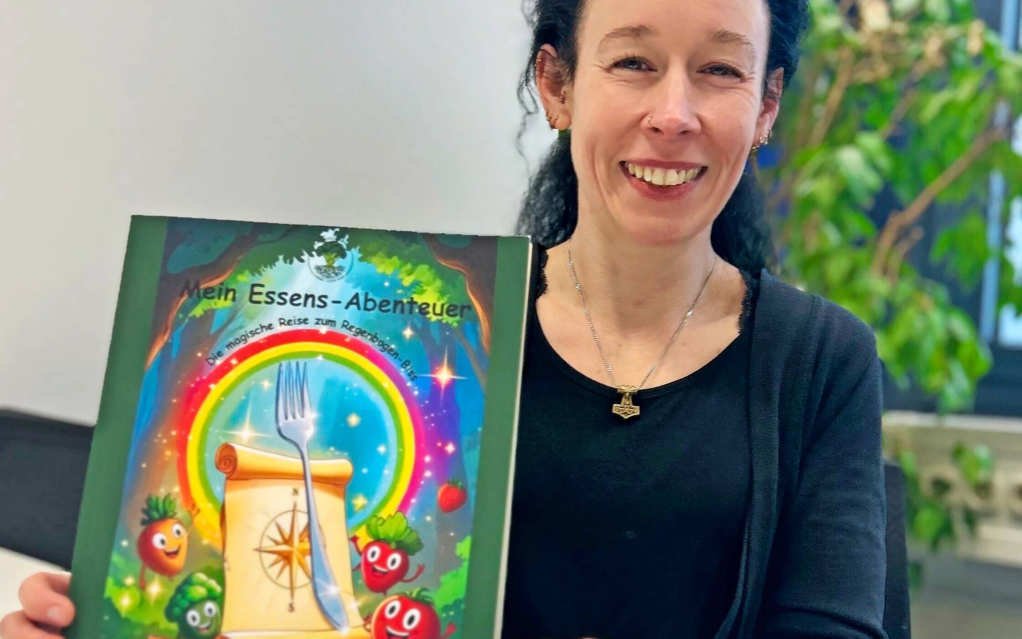  Die Nettetalerin Yvonne Leven-Pohl hat ein buntes Mitmachbuch rund um Lebensmittel kreiert. 