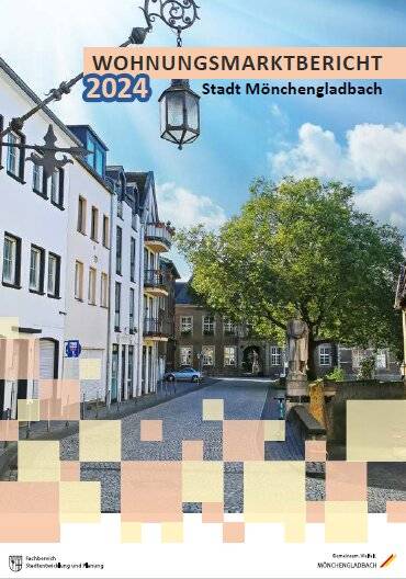  Die Stadt Mönchengladbach hat ihren Wohnungsmarktbericht für 2024 veröffentlicht. Unter www.moenchengladbach.de (ins Suchfeld Wohnungsmarktentwicklung eingeben) oder per QR-Code zu finden. 