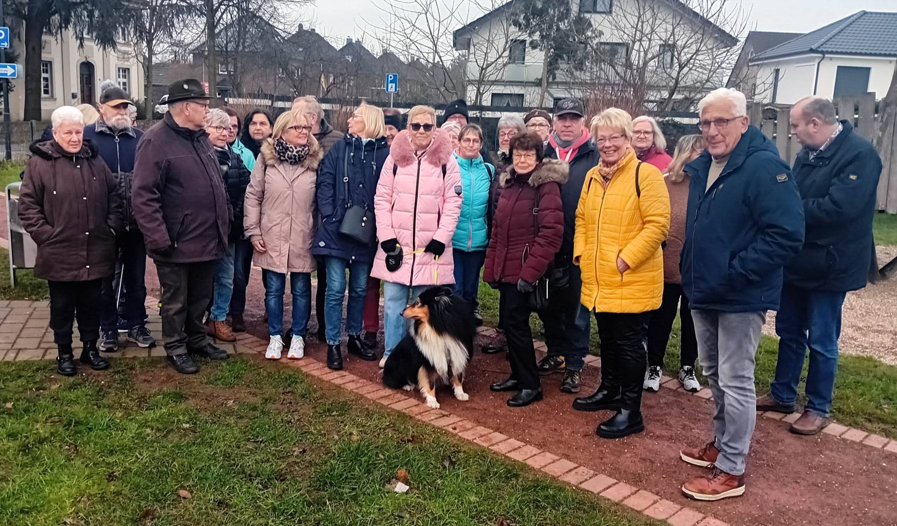 Die Teilnehmenden der letzten Glühweinwanderung