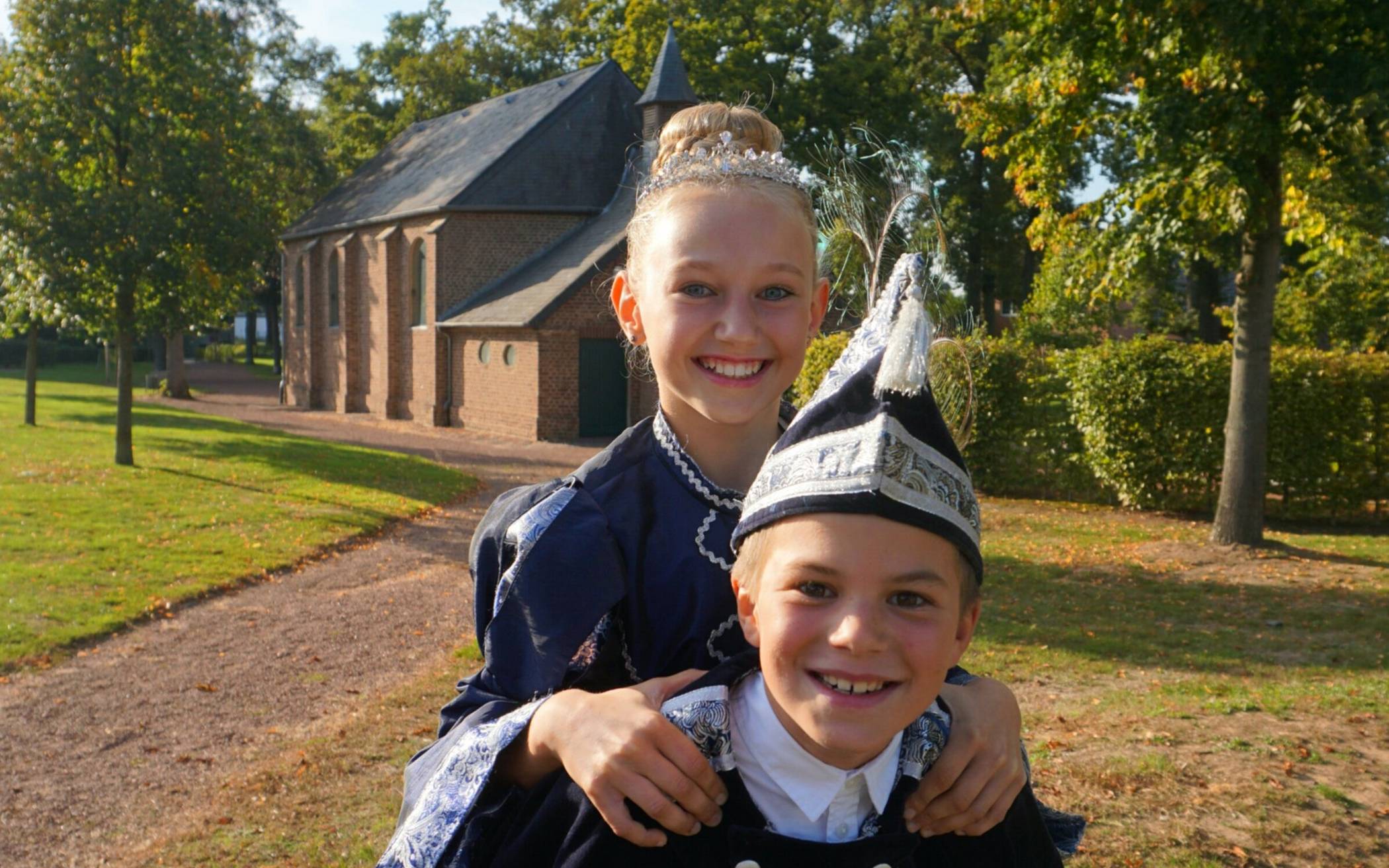 Das Kinderprinzenpaar freut sich auf den