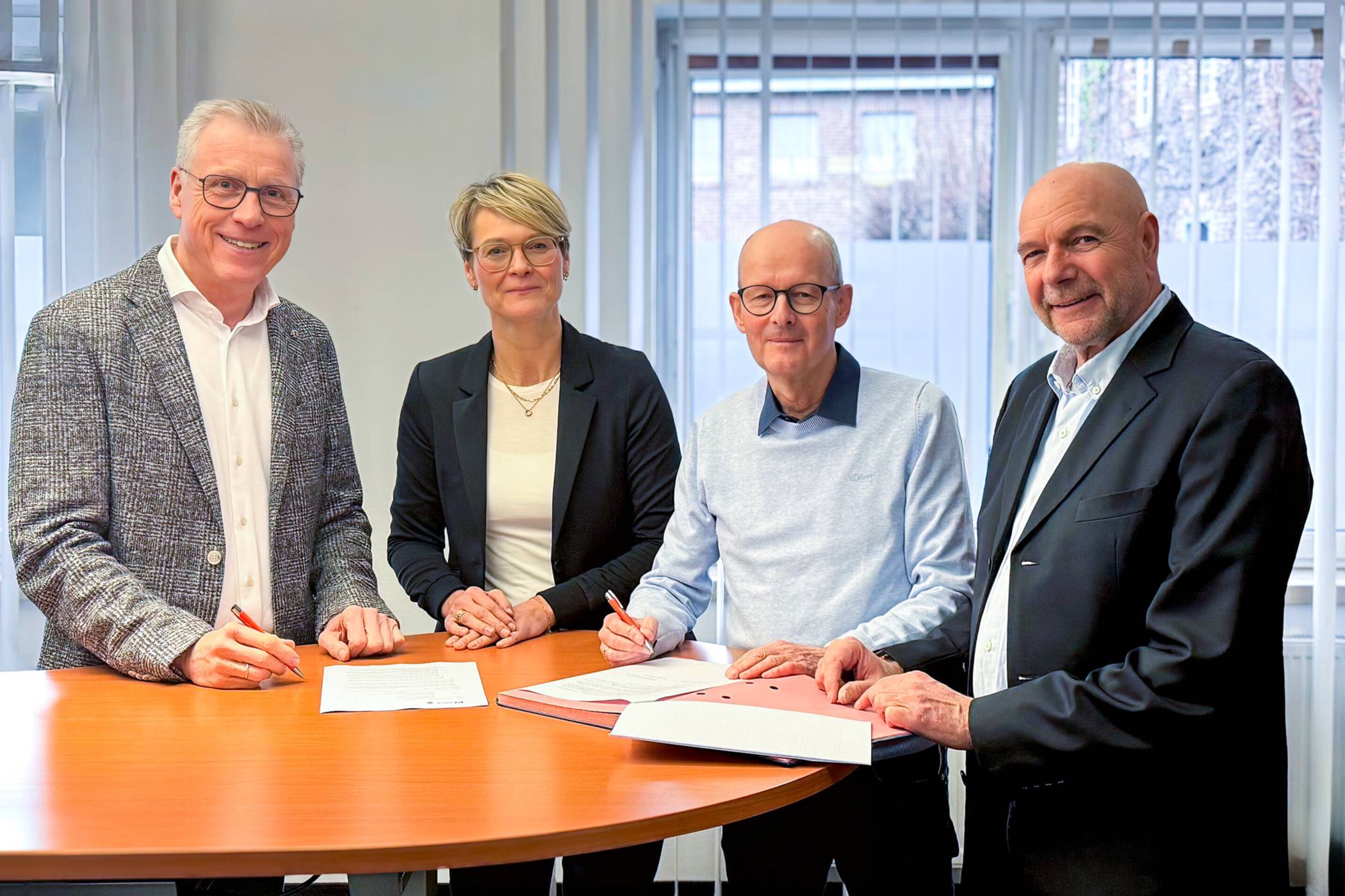 Bei der Vertragsverlängerung der Partnerschaft. 