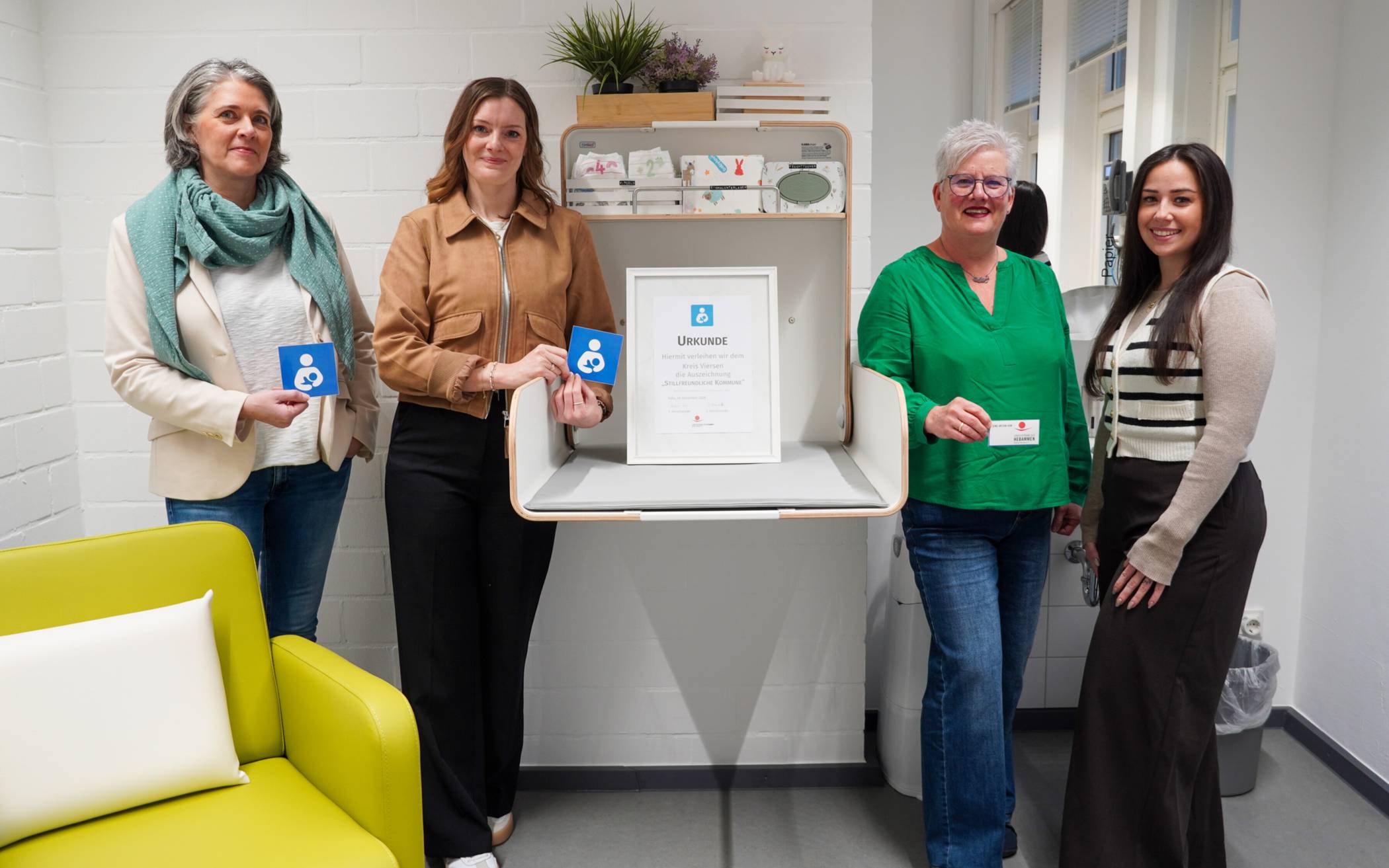v.l.: Silke Polmans (Gleichstellungsbeauftrage des Kreises