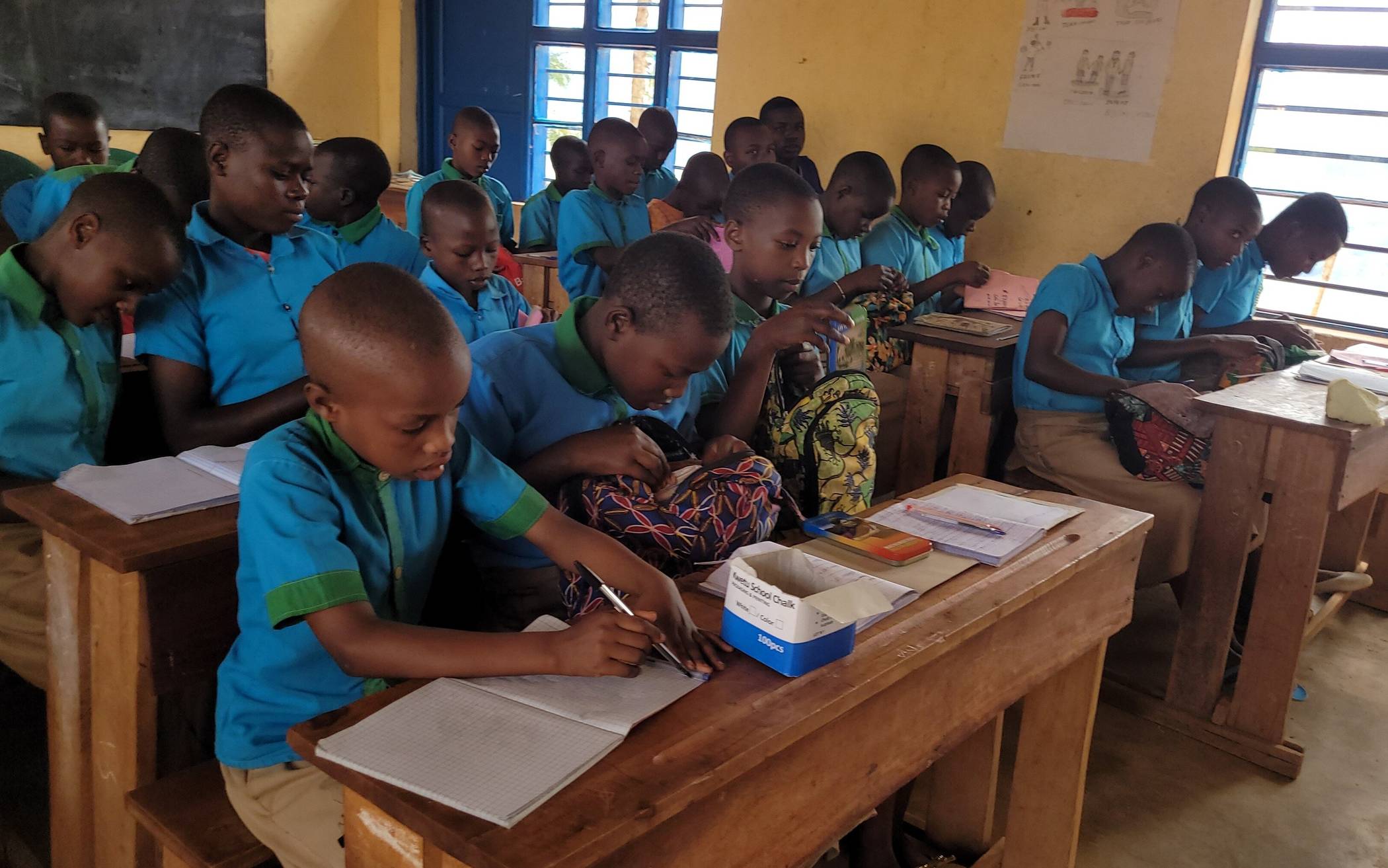 Im Unterricht an der Grundschule in