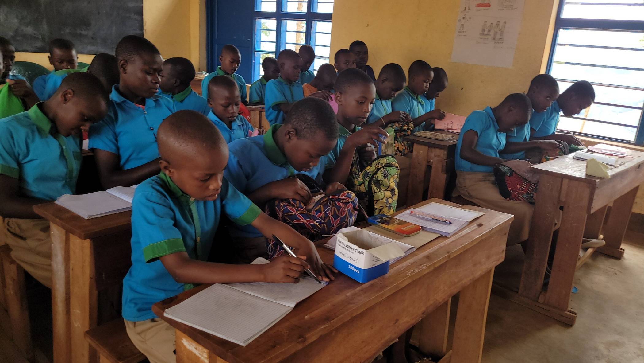  Im Unterricht an der Grundschule in Kinihira im Norden Ruandas werden die Laptops zum Einsatz kommen. 
