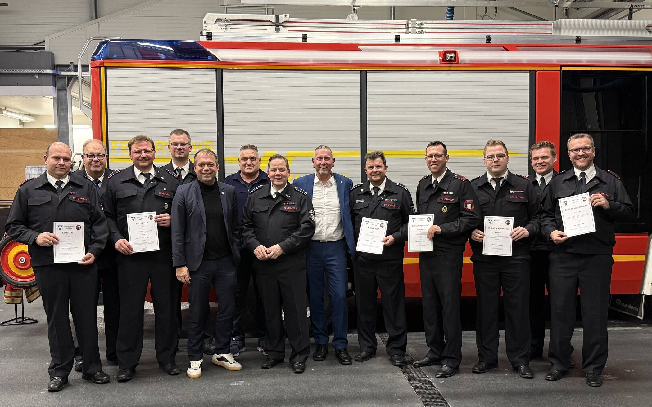 Unser Foto zeigt von links Christoph