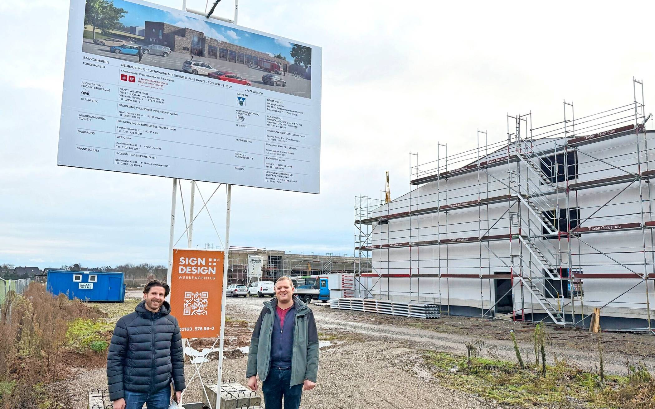 Markus Schöps und sein Kollege Björn