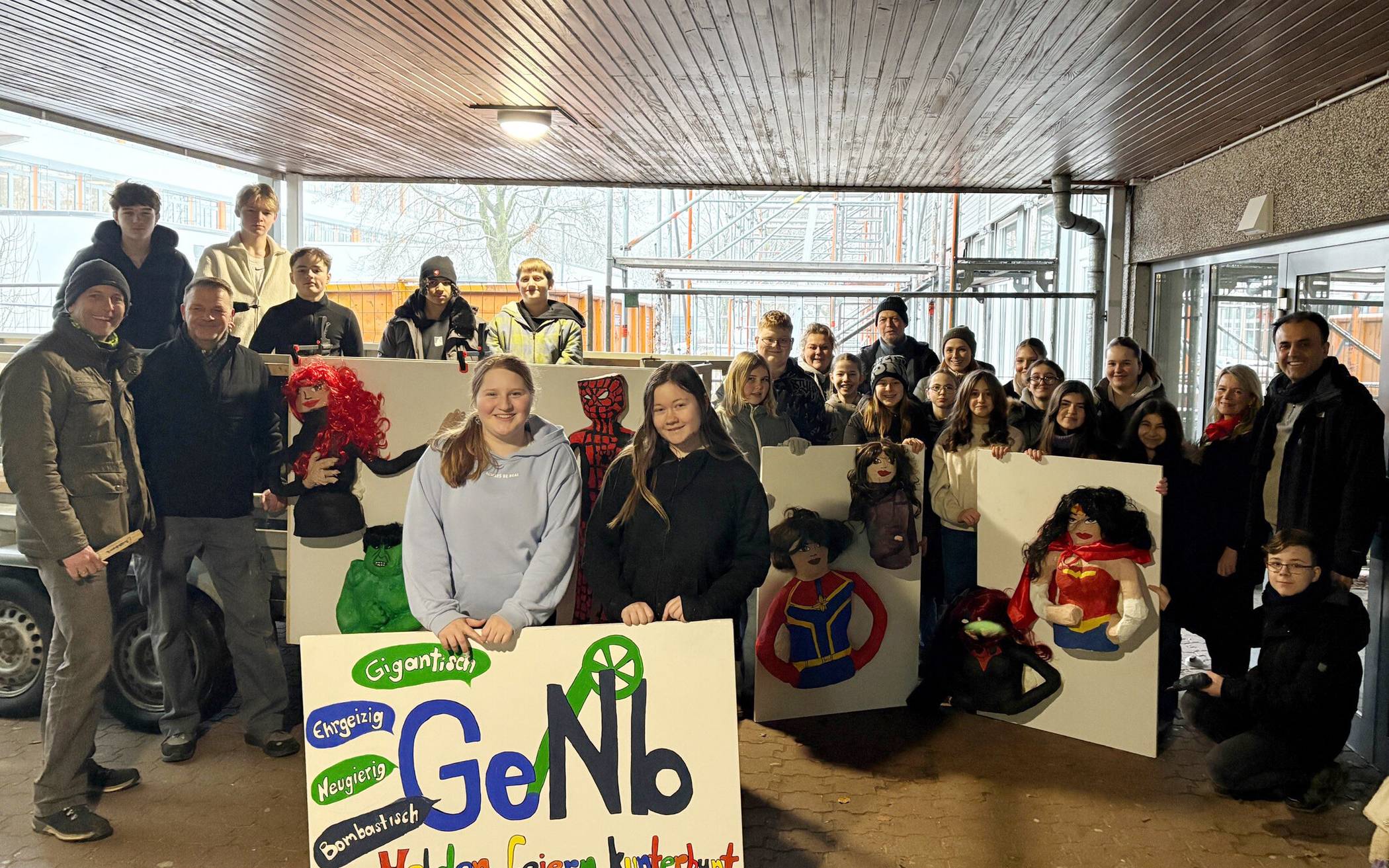 Besuch bei den Wagenbauern der Gesamtschule