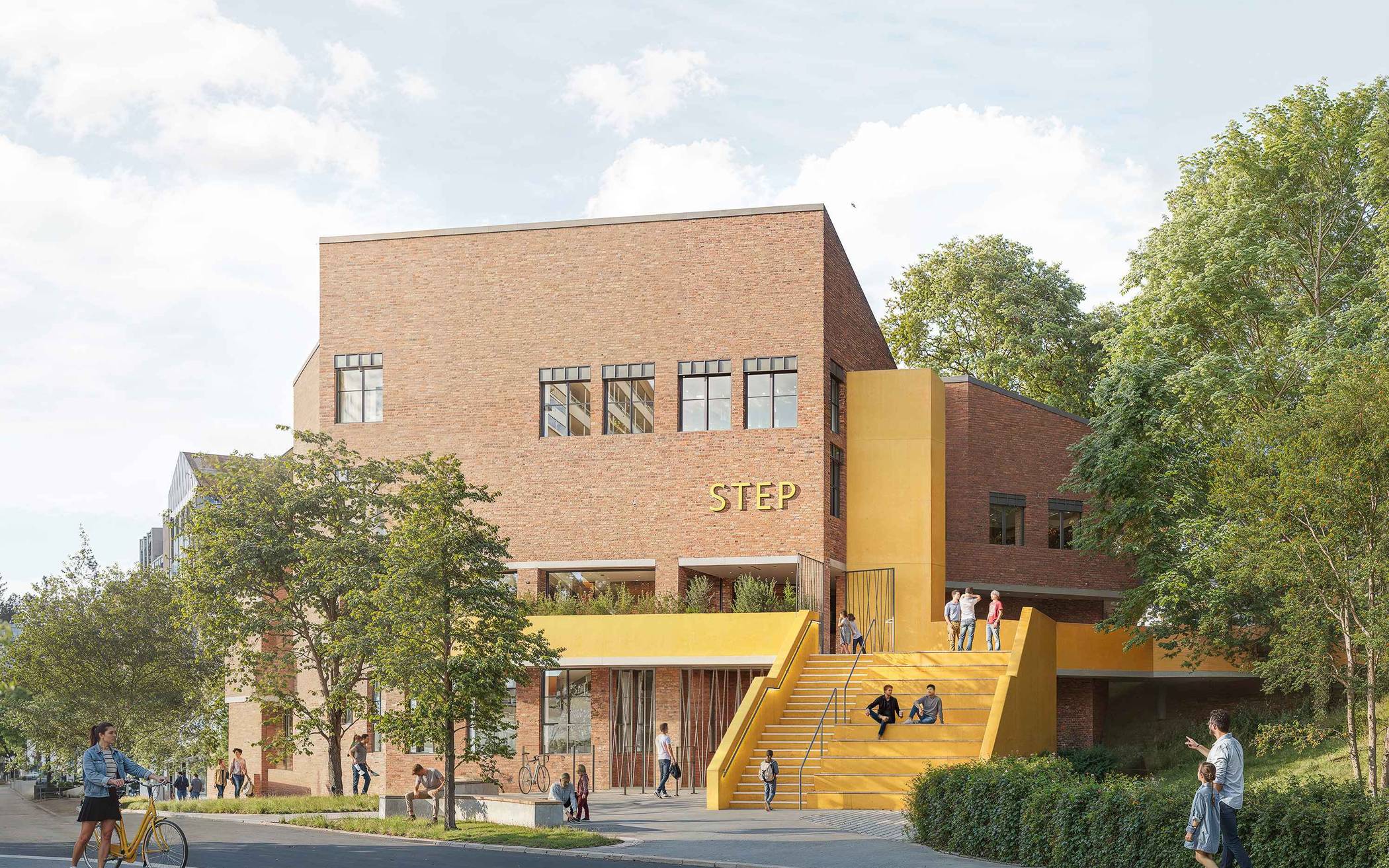 Das Jugendzentrum Step wird umgebaut.⇥Visualisierung: Baumschlager