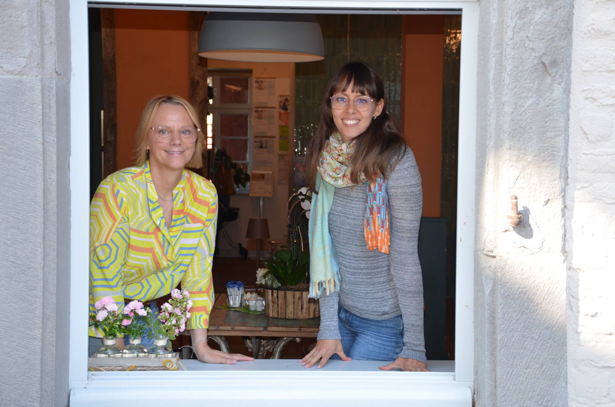 Die beiden Organisatorinnen Barbara Wenzel und Michelle Klaffke von der Gemeinde Schwalmtal. 