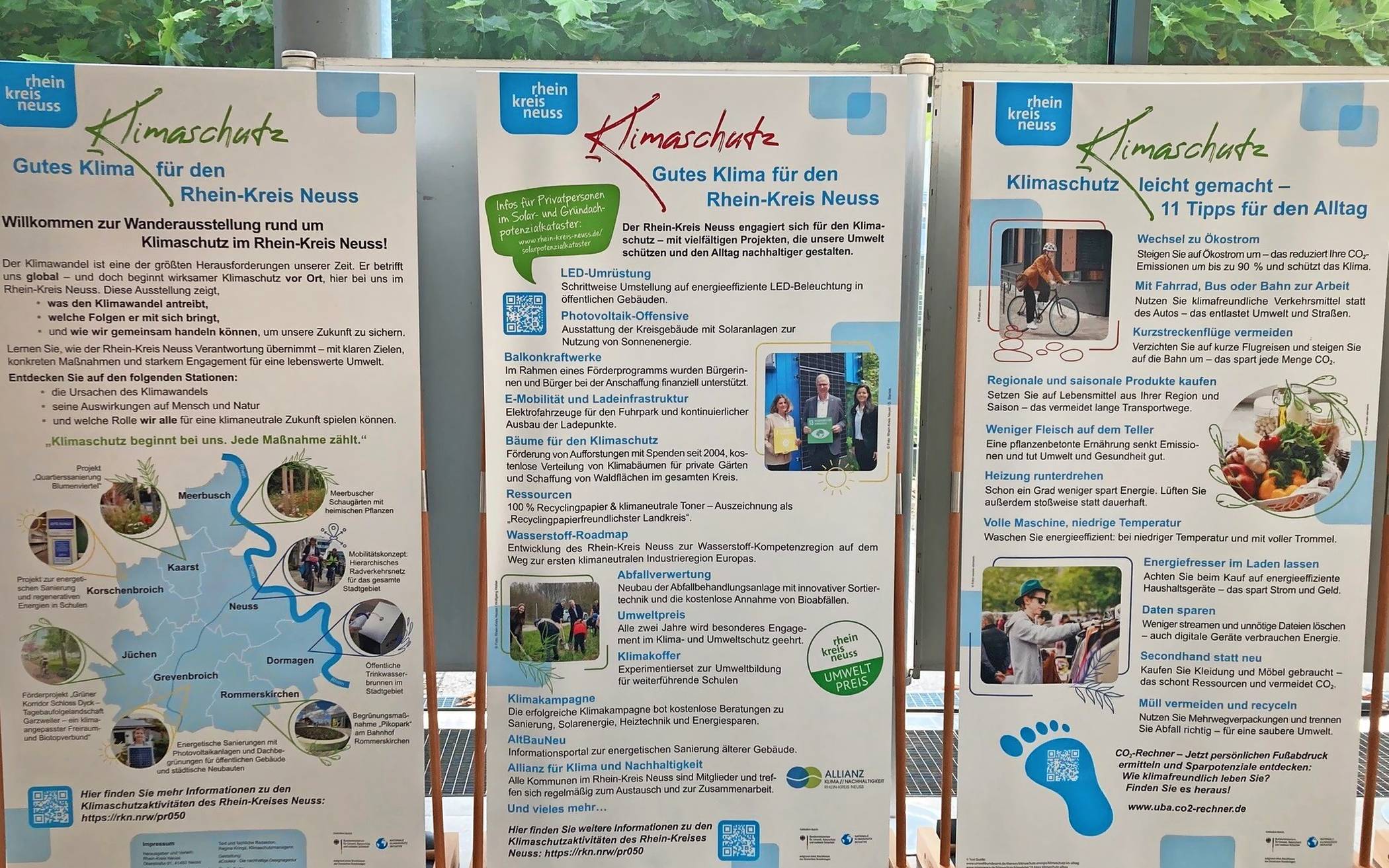 Klimawandel auf Roll-ups