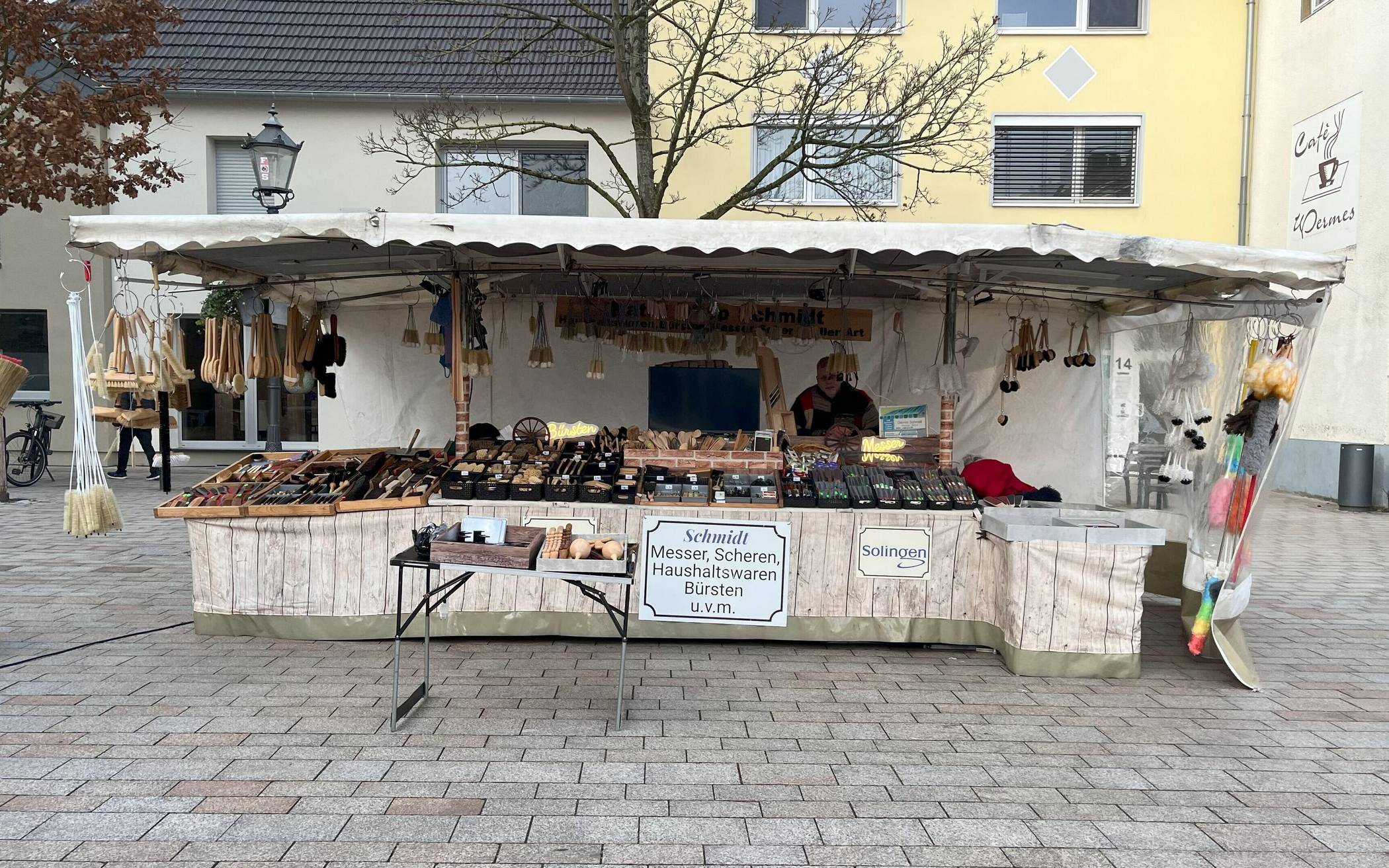 Neuer Händler beim Markt