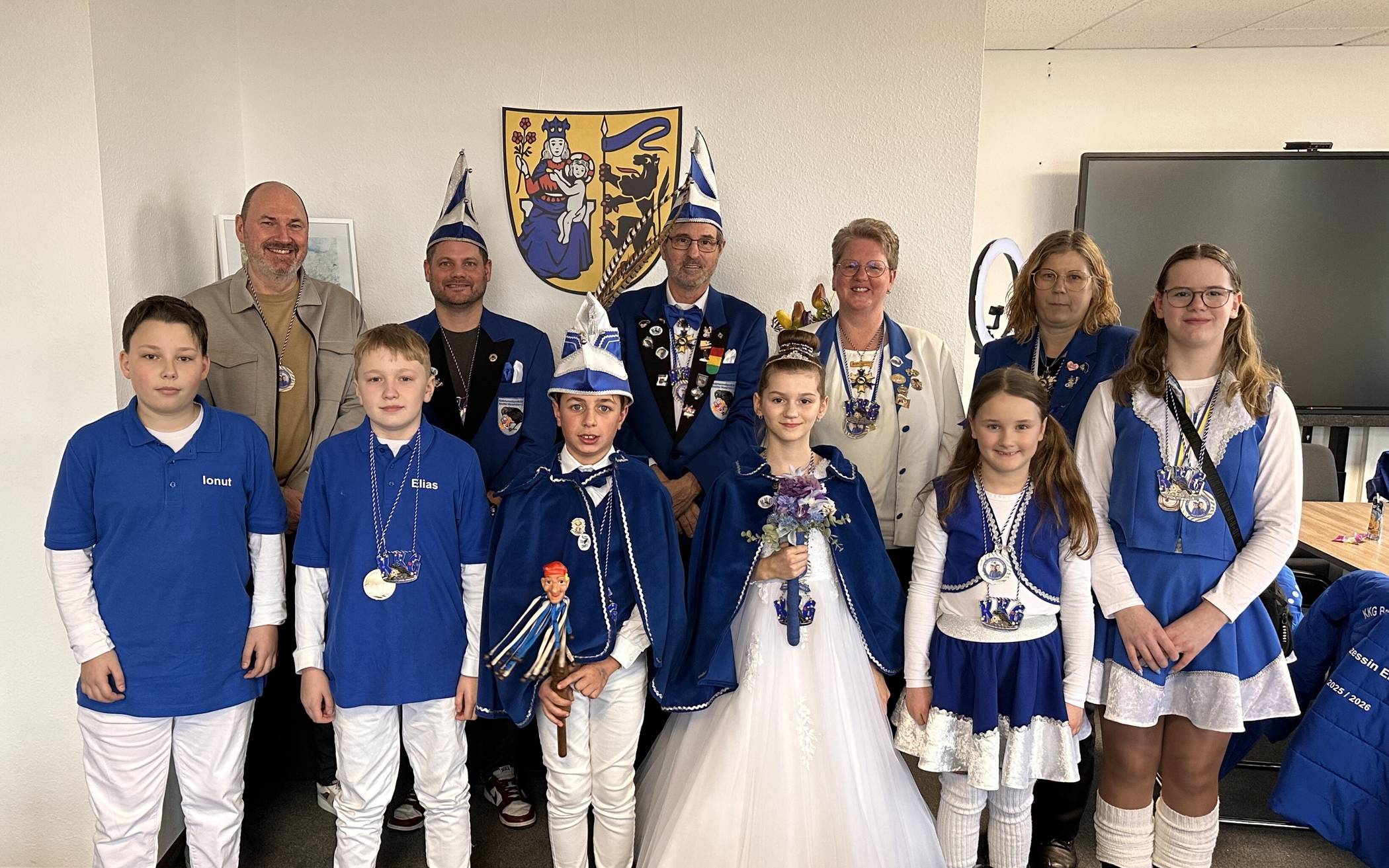 Hoheitlicher Besuch im Rathaus