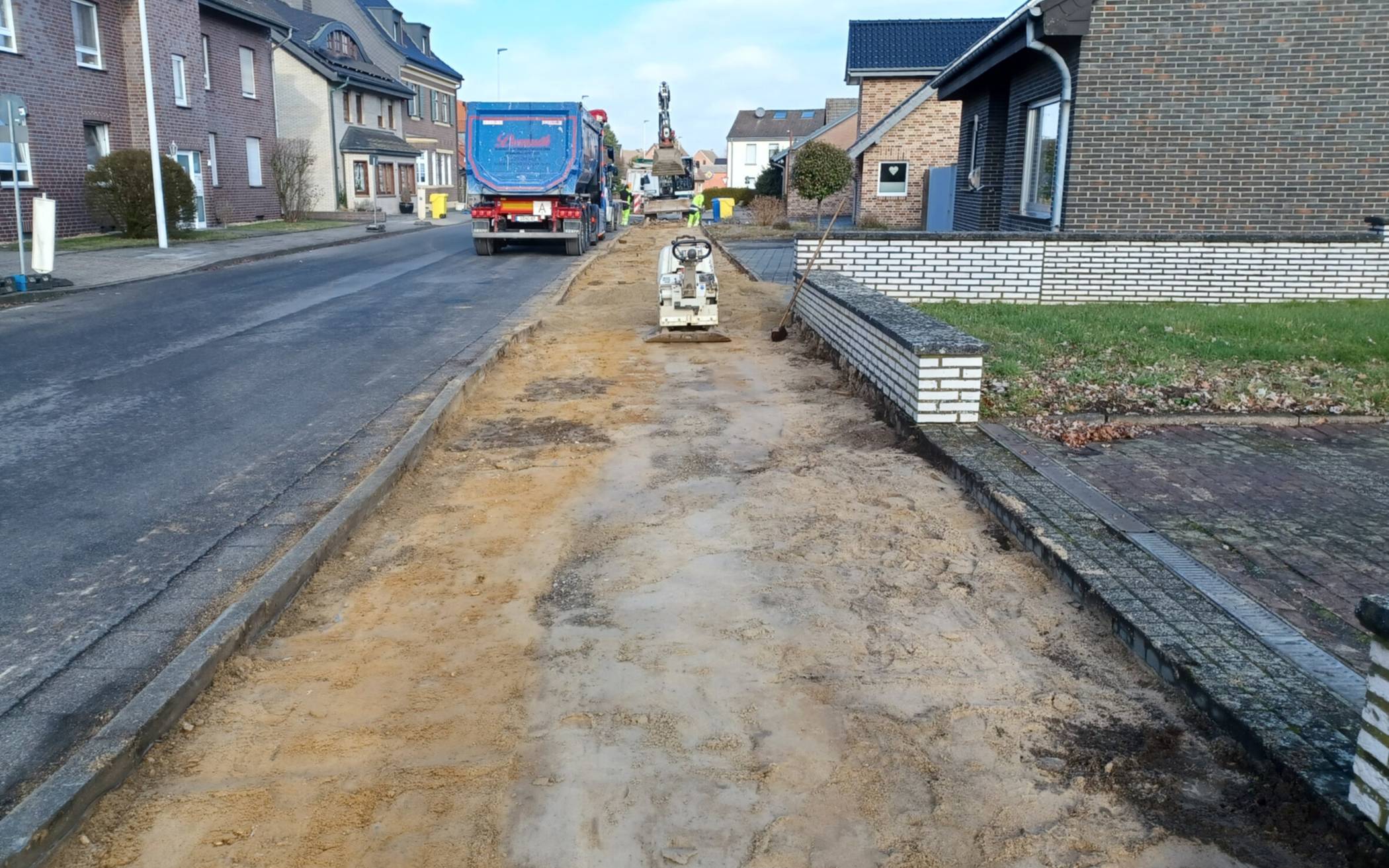 Beginn der zweiten Bauphase