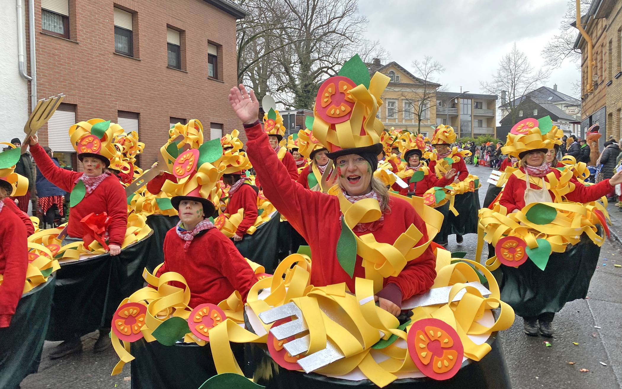 Rosenmontagszug in Dülken
