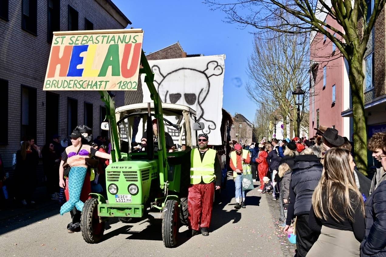 Polizei Kreis Viersen zu den Rosenmontagszügen