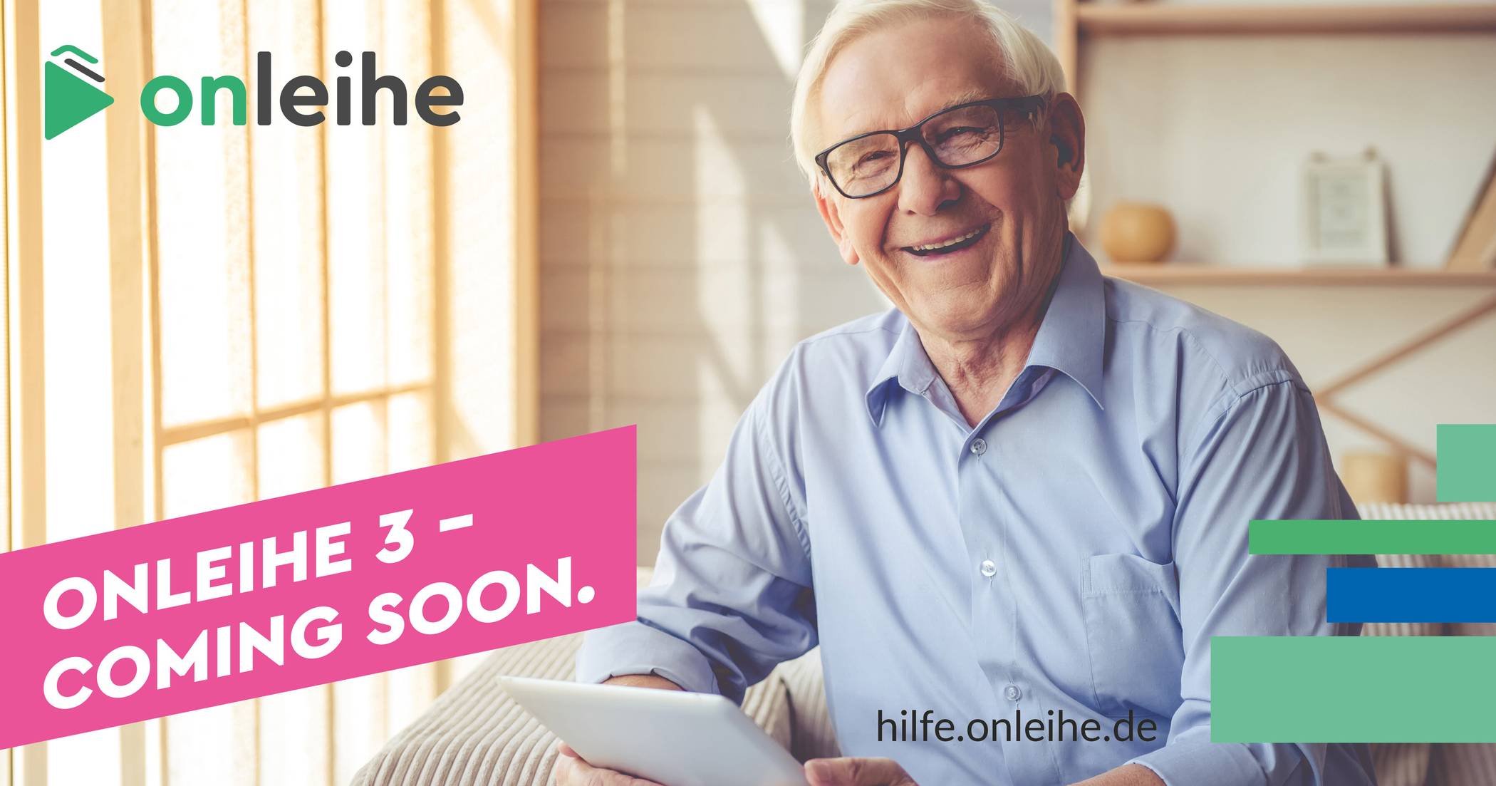 Mit der Einführung der Onleihe 3.0 erwartet die Nutzerinnen und Nutzer eine zeitgemäße Oberfläche, eine verbesserte Navigation sowie optimierte Funktionen für ein noch komfortableres digitales Lese- und Hörerlebnis.
