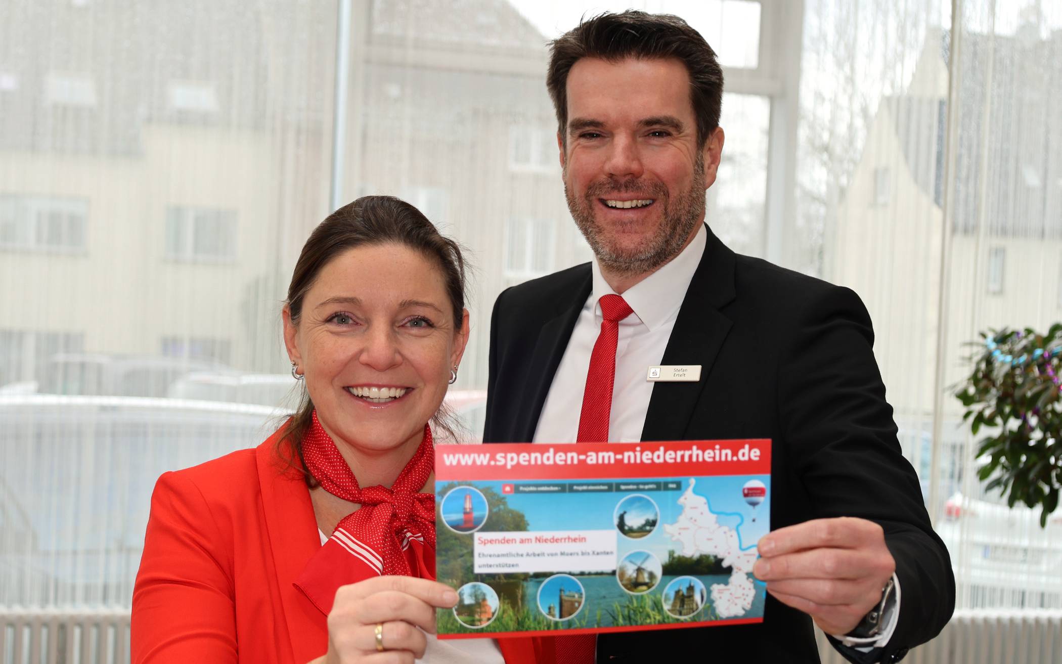  „Am 2. März um Punkt 11 Uhr startet unsere nächste Verdopplungsaktion“, sagen Renate Stoppa und Stefan Ertelt von der Sparkasse am Niederrhein und laden alle Vereine aus Moers, Neukirchen-Vluyn, Rheinberg und Xanten sowie aus Alpen und Sonsbeck ein, ihre gemeinnützigen Projekte auf der Spenden-Plattform www.spenden-am-niederrhein.de zu präsentieren. 