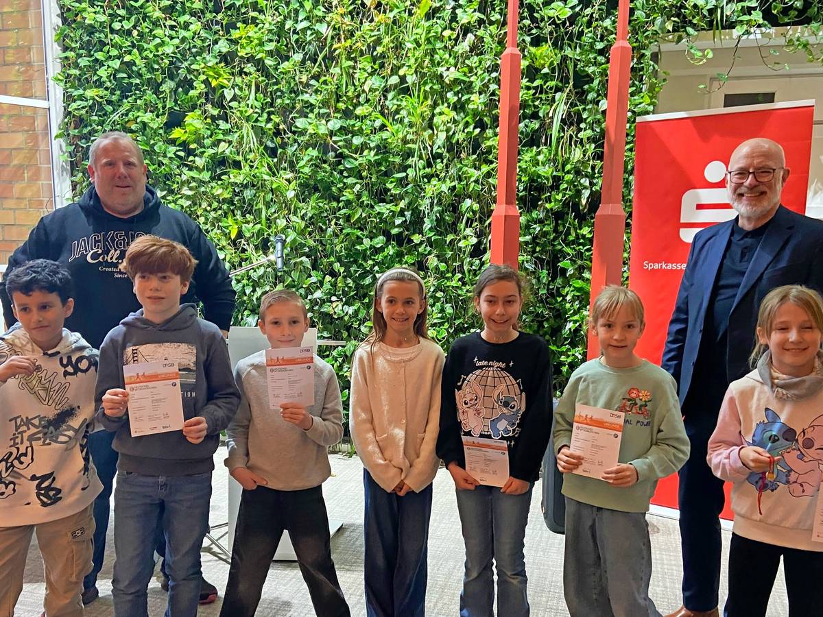 Preisverleihung zum Sportabzeichen 