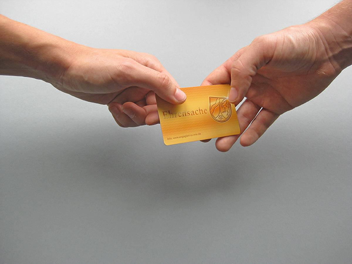 Neue Regeln für die Ehrenamtskarte