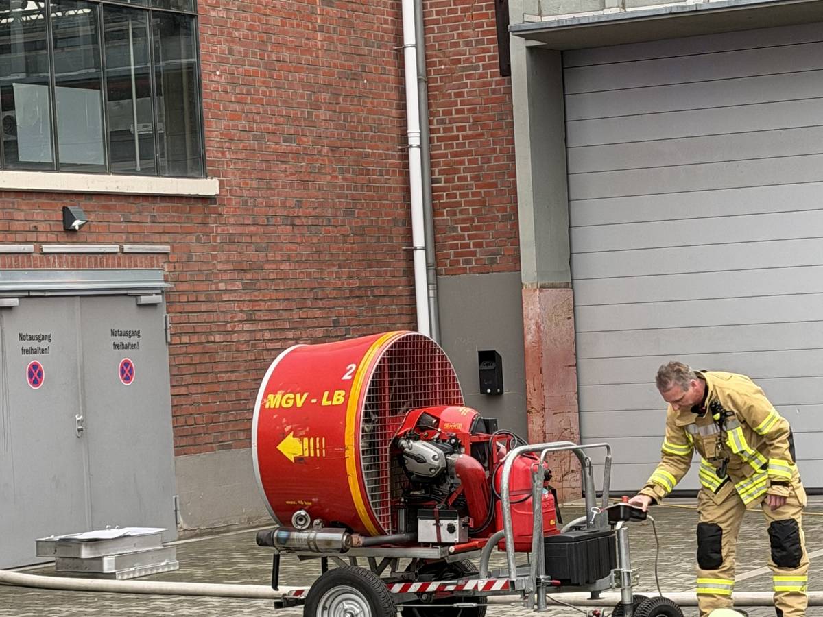 Kabelbrand auf Böhler-Areal