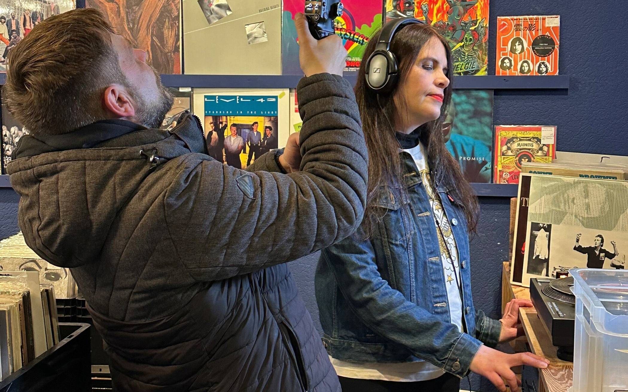 ZDF-Kamerateam zu Besuch bei For The Record