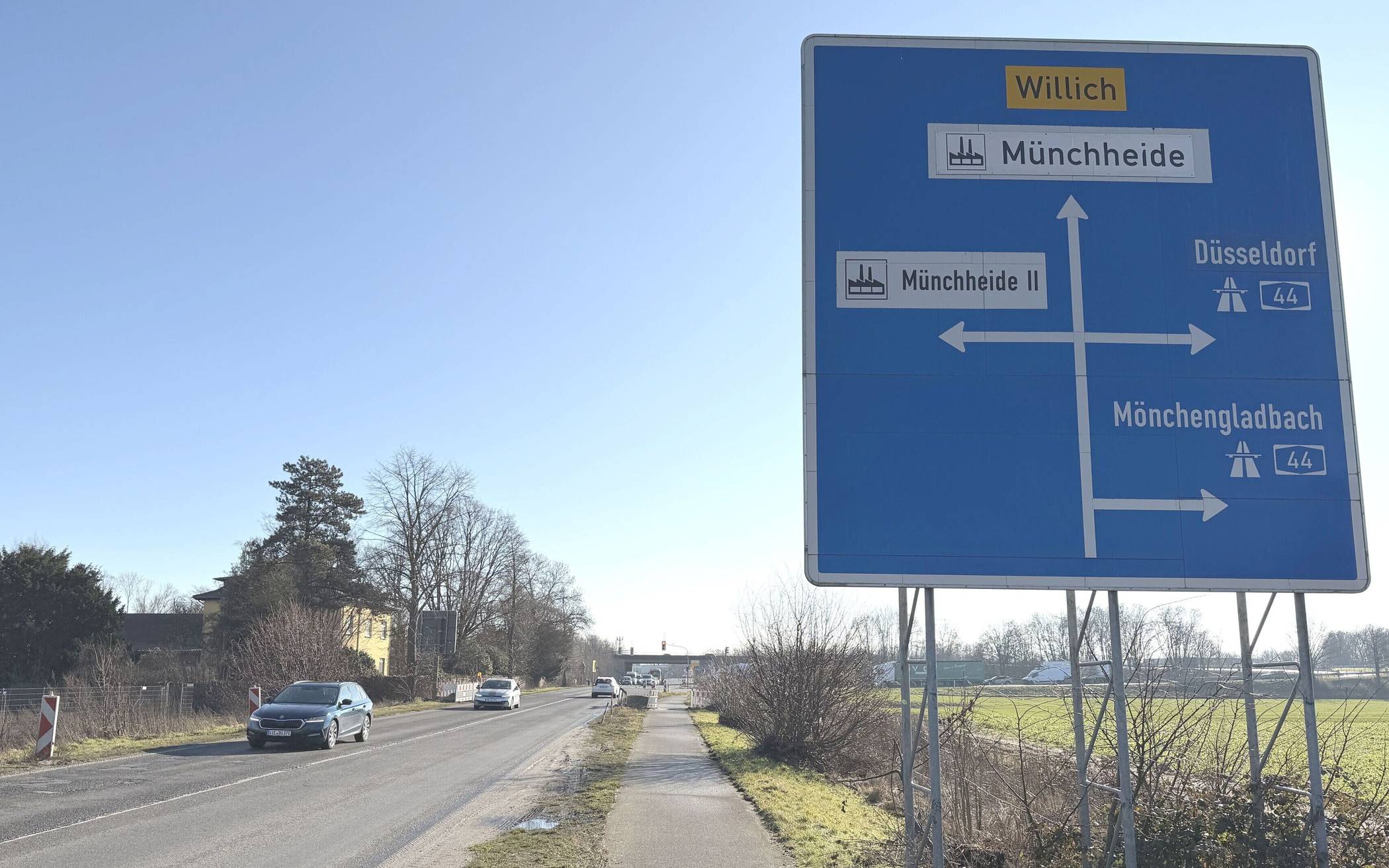  Ab Freitag und bis Montag sperrt der Landesbetrieb Straßen NRW die Kempener Straße. 