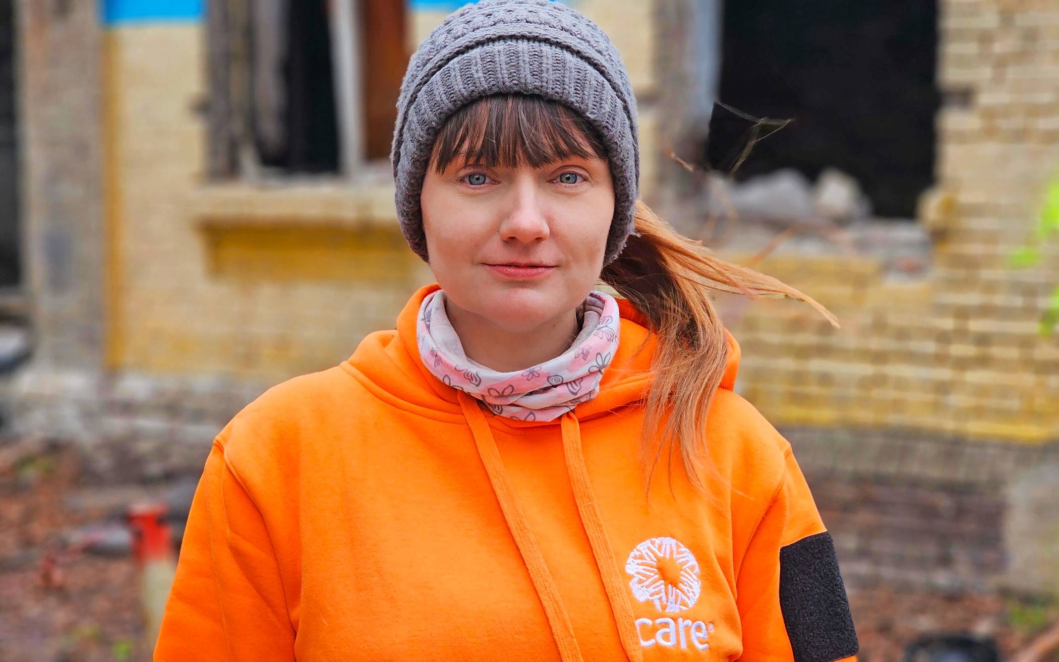  Sarah Easter ist aktuell für CARE in der Ukraine unterwegs.  
