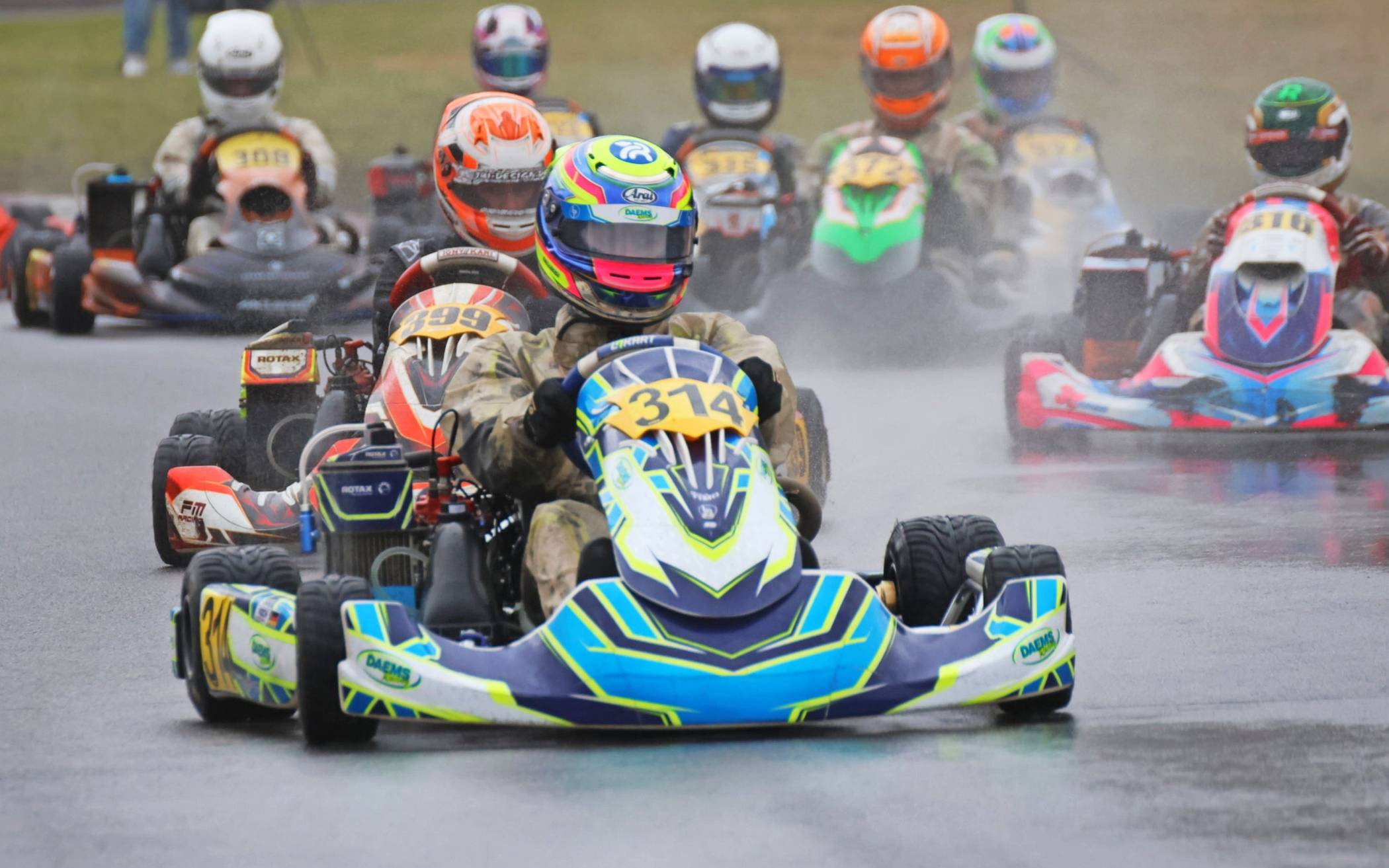  Dominanter Auftritt – auch bei feuchter Rennpiste: Der Nierster Teenager Sebastian Koch glänzte zuletzt in Kerpen. 