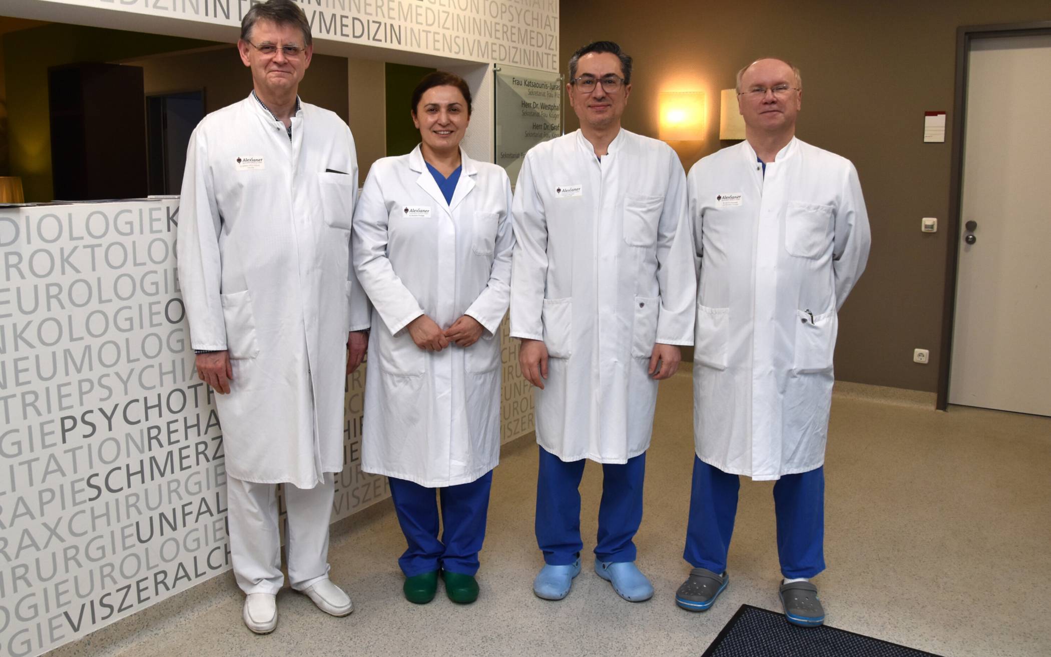 Das Leitungsteam des Darmkrebszentrums: (v. l.