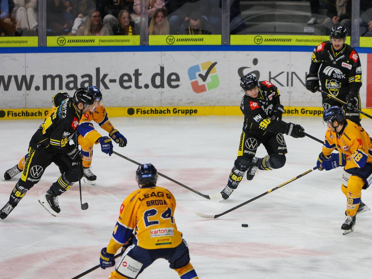 Krefeld Pinguine gewinnen gegen Lausitzer Füchse