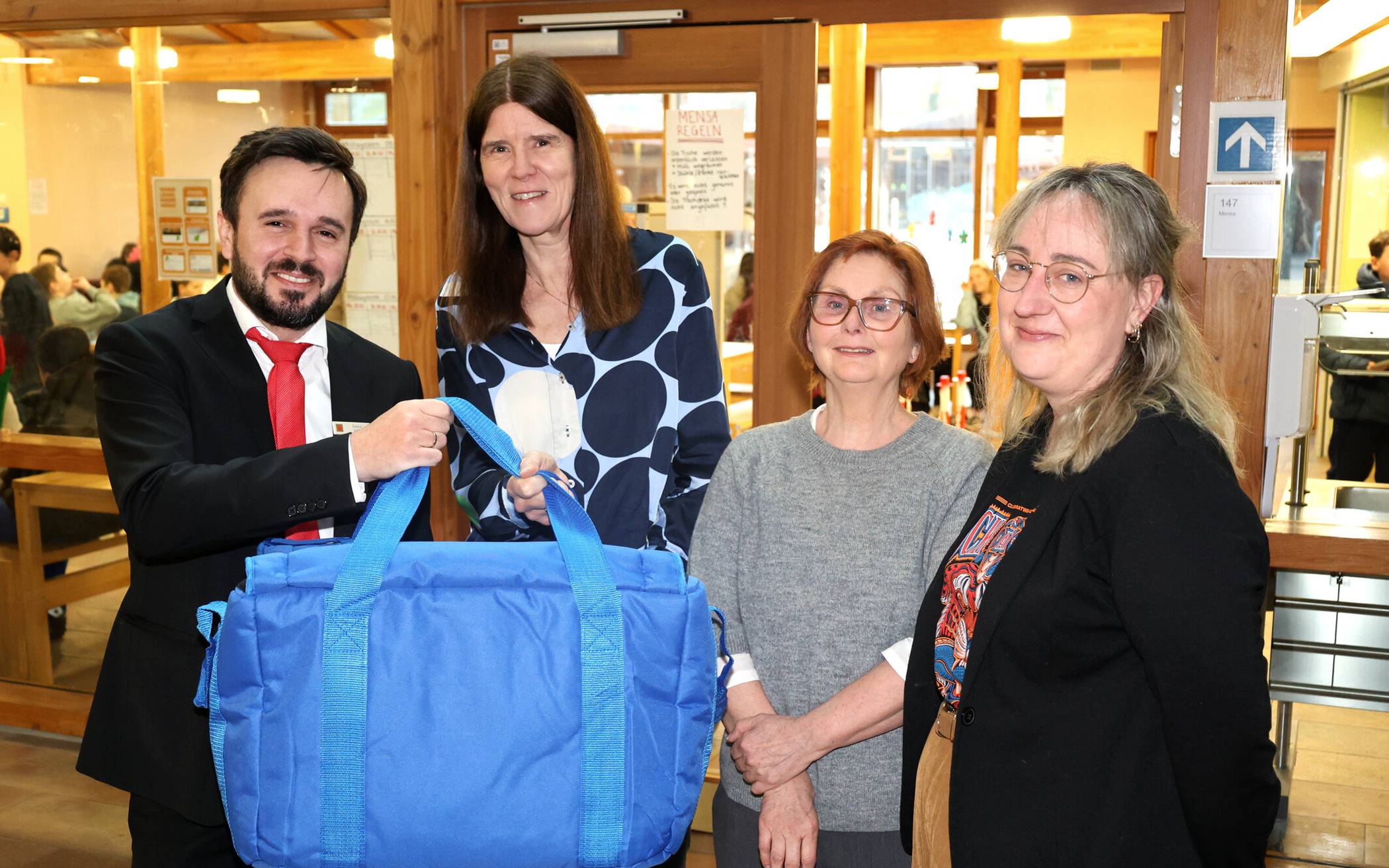 Die Fünft- und Sechstklässler der Justus-von-Liebig-Schule