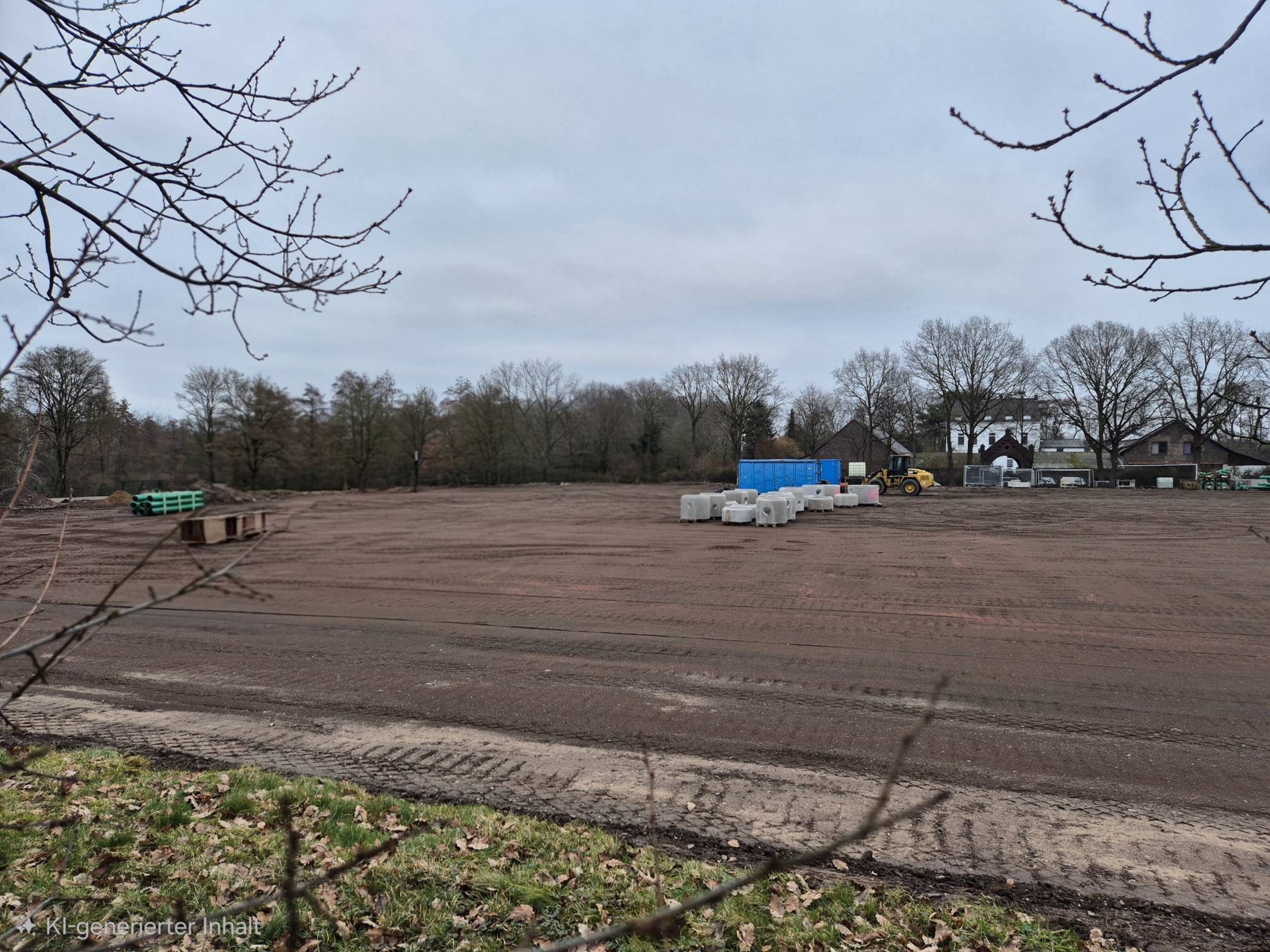  Der Sportplatz vom TV Kapellen wird von der Stadt Moers zu einer modernen Sportanlage umgebaut. 