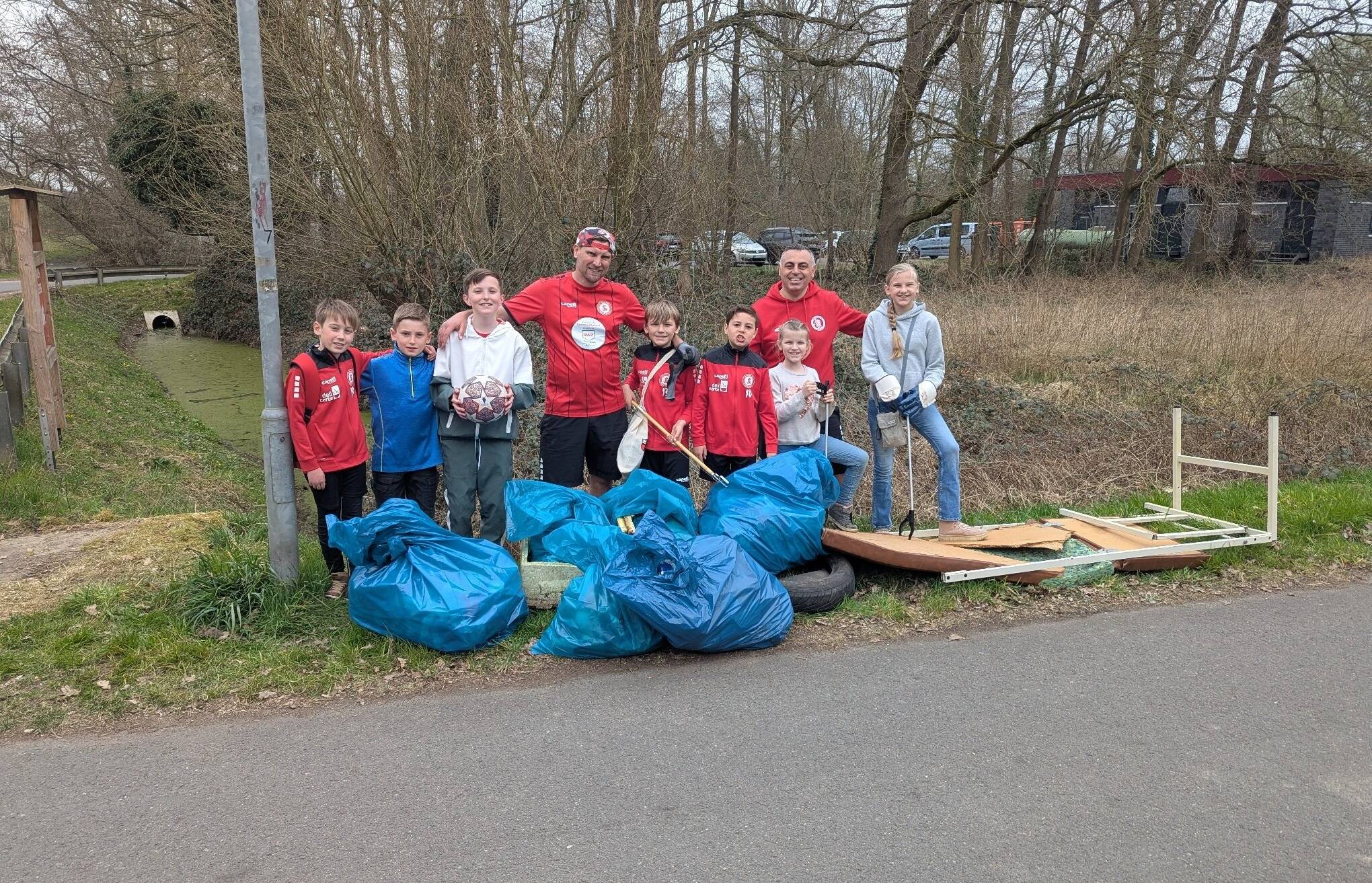 Fleißig gesammelt: Das Foto entstand beim