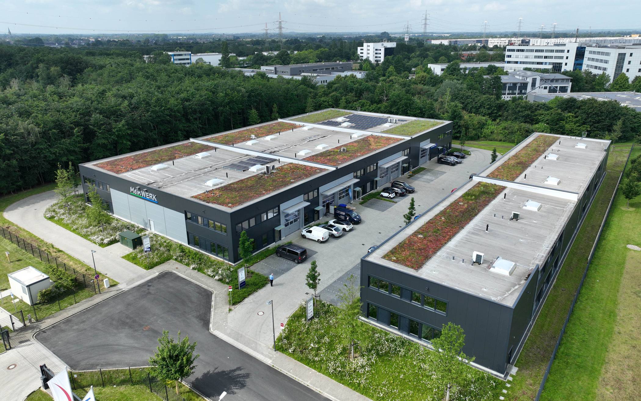  Das Foto zeigt ein MeinWerk-Referenzobjekt aus Krefeld (Kommunikationsstraße). 