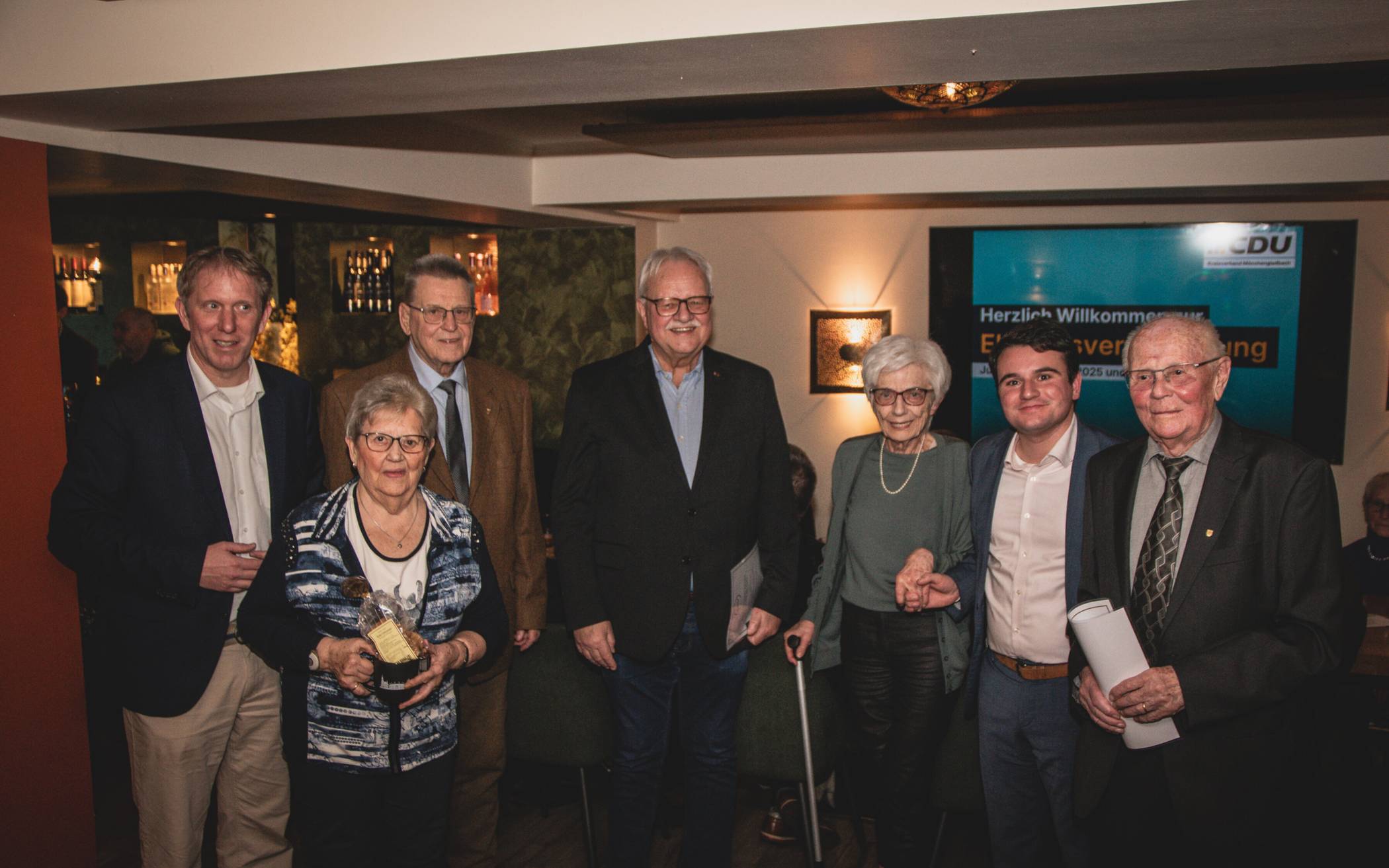 Die CDU Mönchengladbach  ehrte verdiente Mitglieder