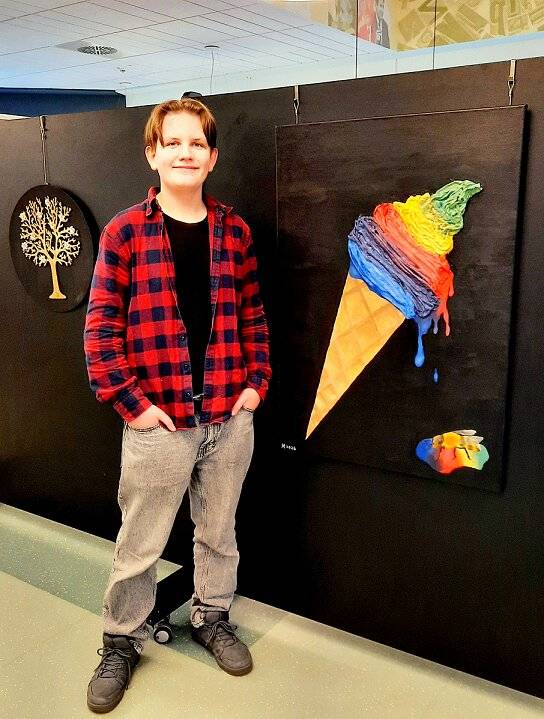 Henri Pfeifer besucht das Städt. Gymnasium