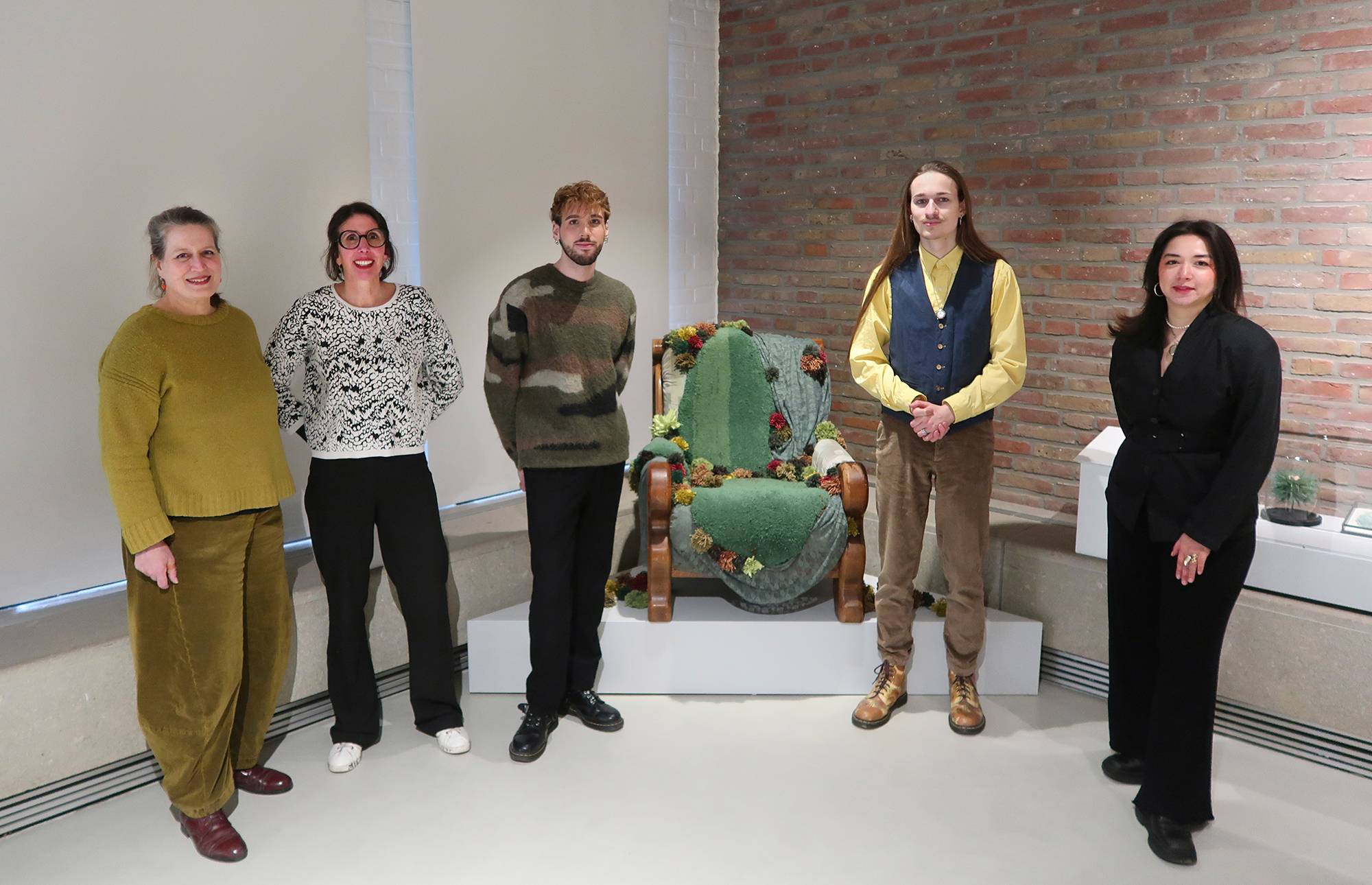 Mit Techniken wie Weben, Tuften, Drucken