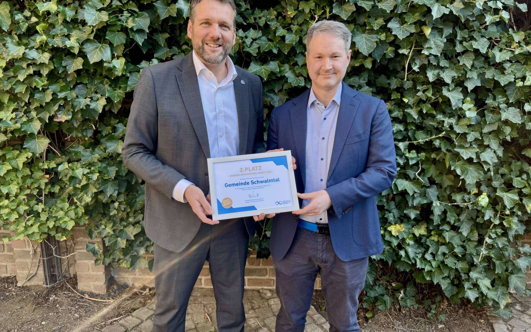 Bürgermeister Andreas Gisbertz und Klimamanager Dr.