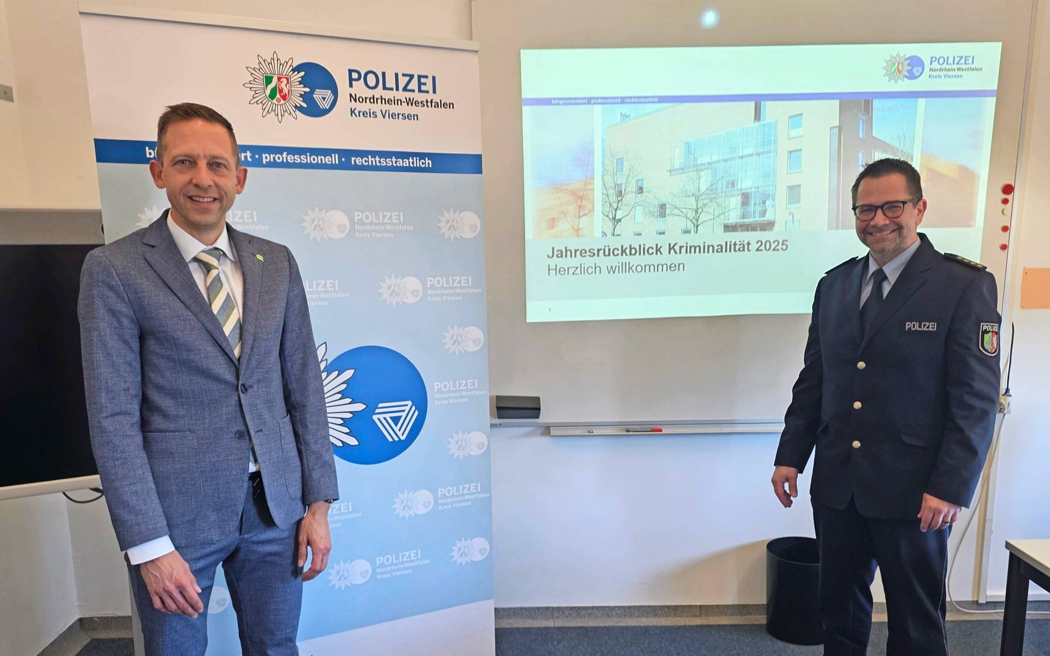 Ein Rückgang an Straftaten