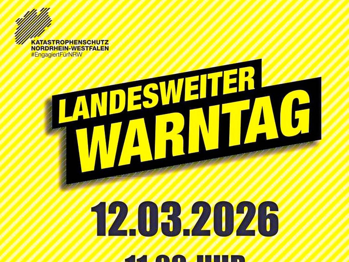 Landesweiter Warntag 12. März 
