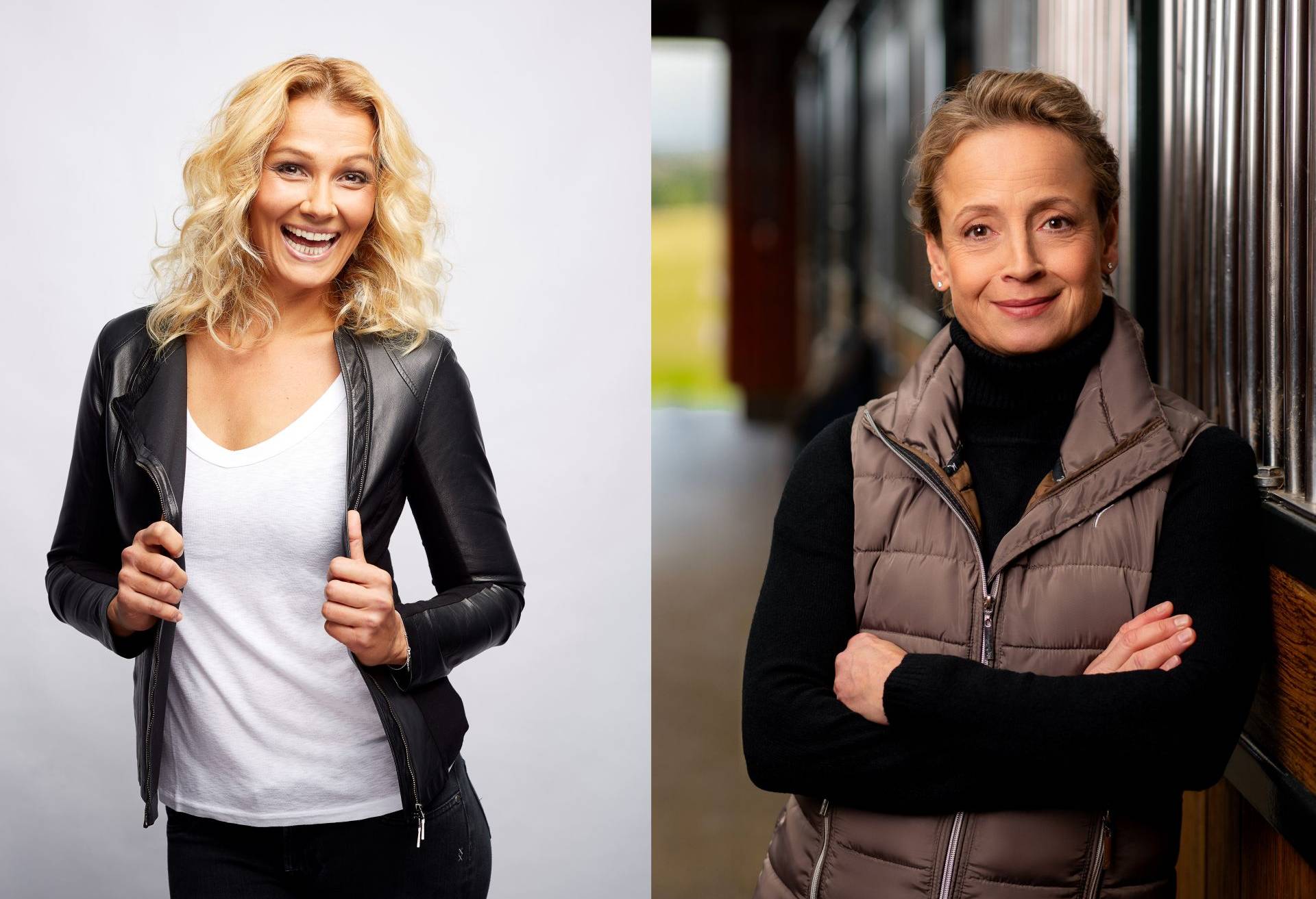 Mit Franziska van Almsick und Isabell