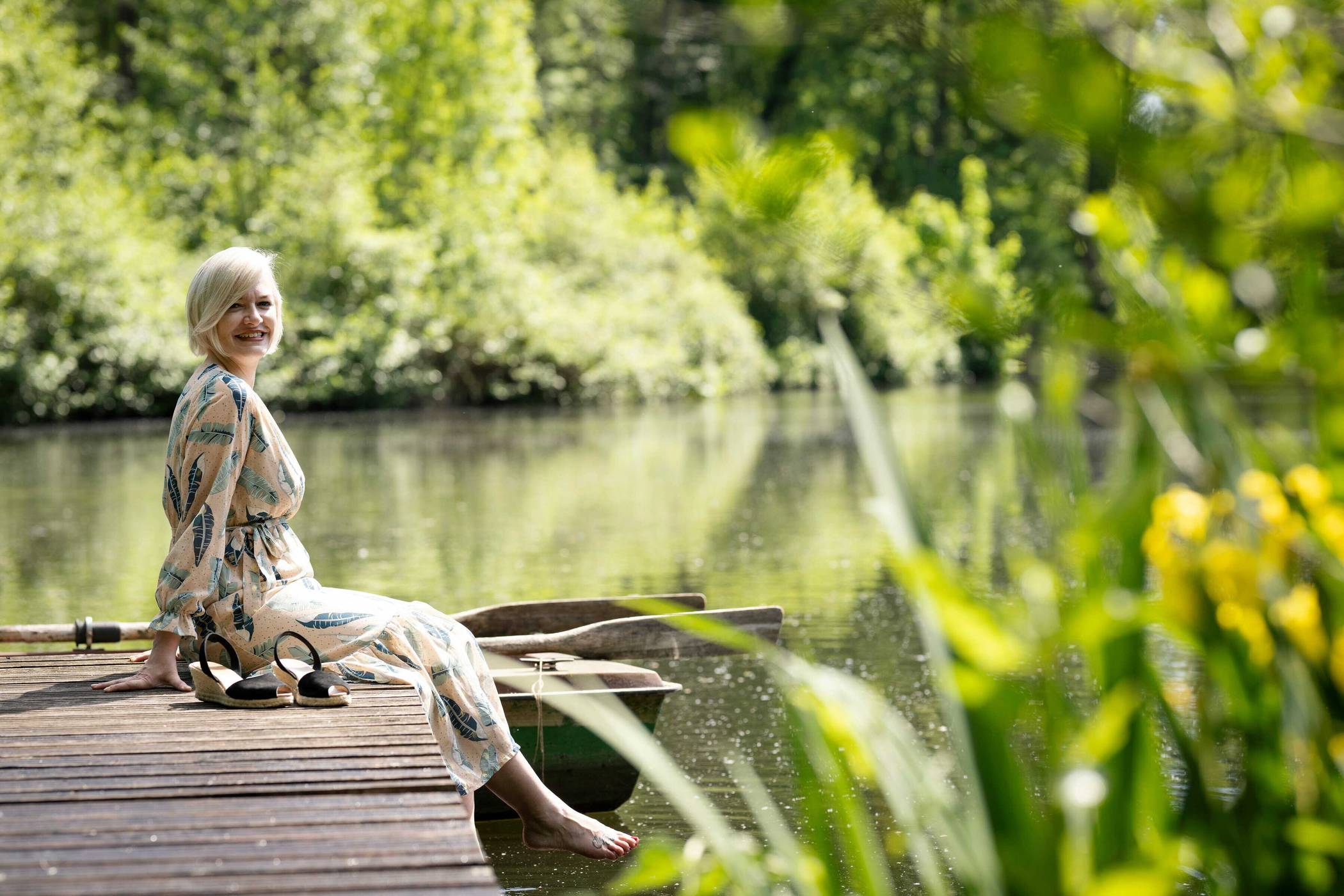 Nächsten Mittwoch, 11. März, erscheint offiziell Sarah Webers zweiter Roman "Eisvogelträume", der am schönen Niederrhein spielt.