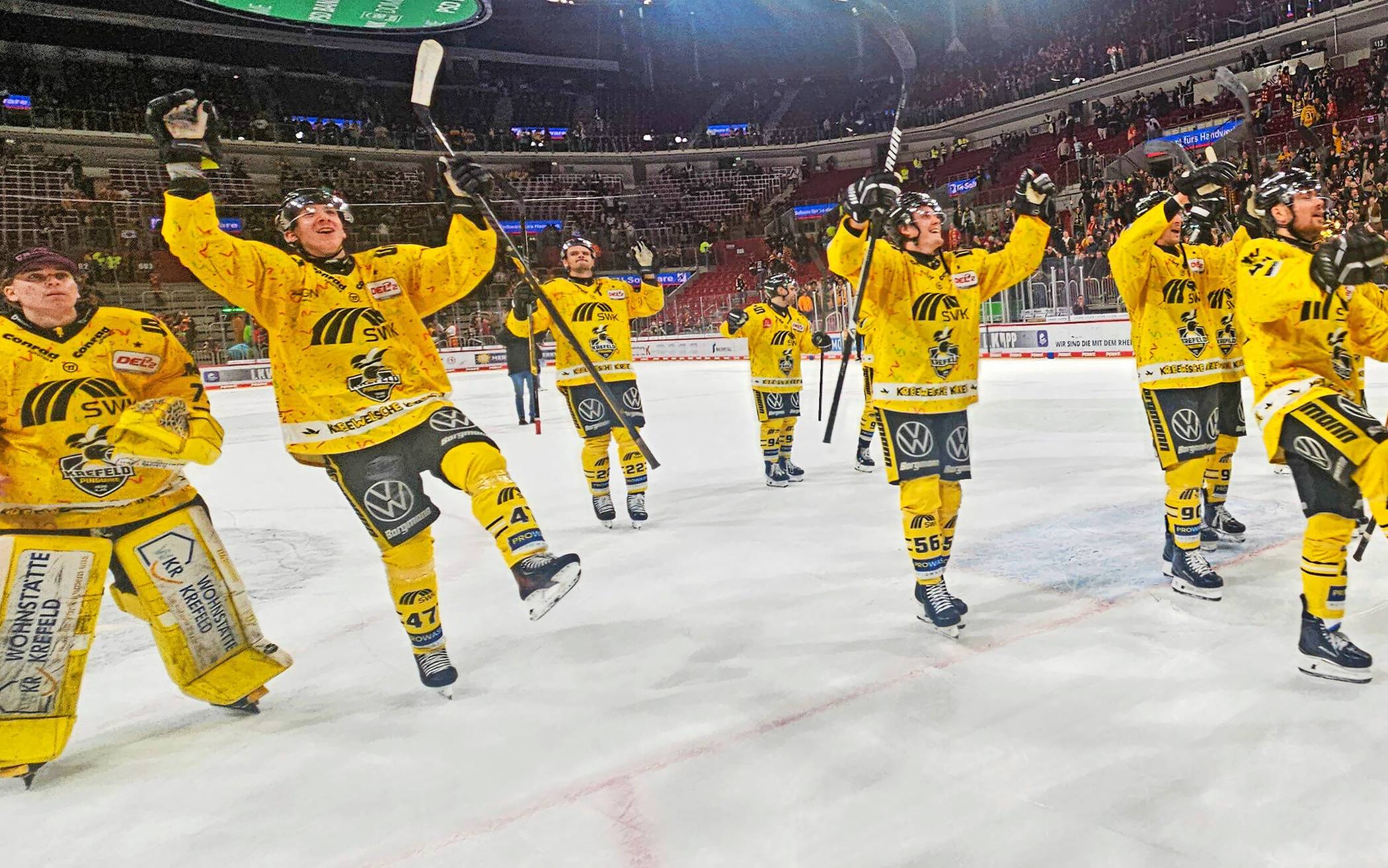 Das Team der Pinguine hatte während der Hauptrunde sehr häufig Grund zum Jubeln. 