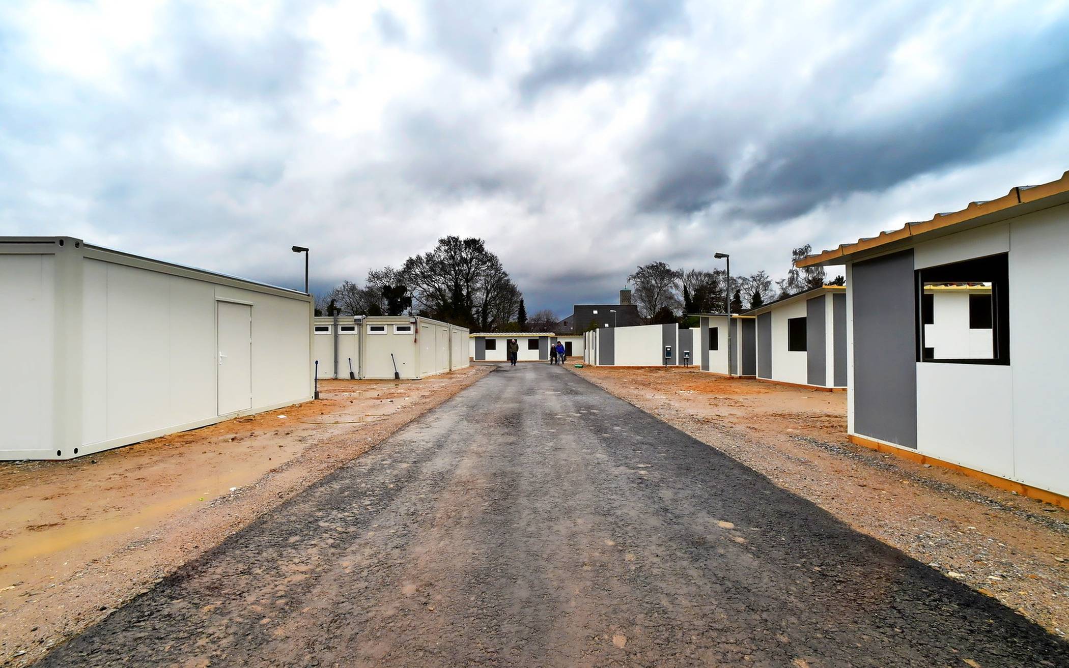  Im Rahmen der Flüchtlingswelle 2015 entstand das Moltkedorf. Es kann 370 Menschen Unterkunft bieten, aktuell sind 50 Menschen dort untergebracht. Foto: Mochnik 