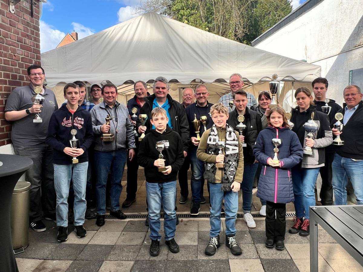 Sieger beim Pokalschießen im Schützenverein