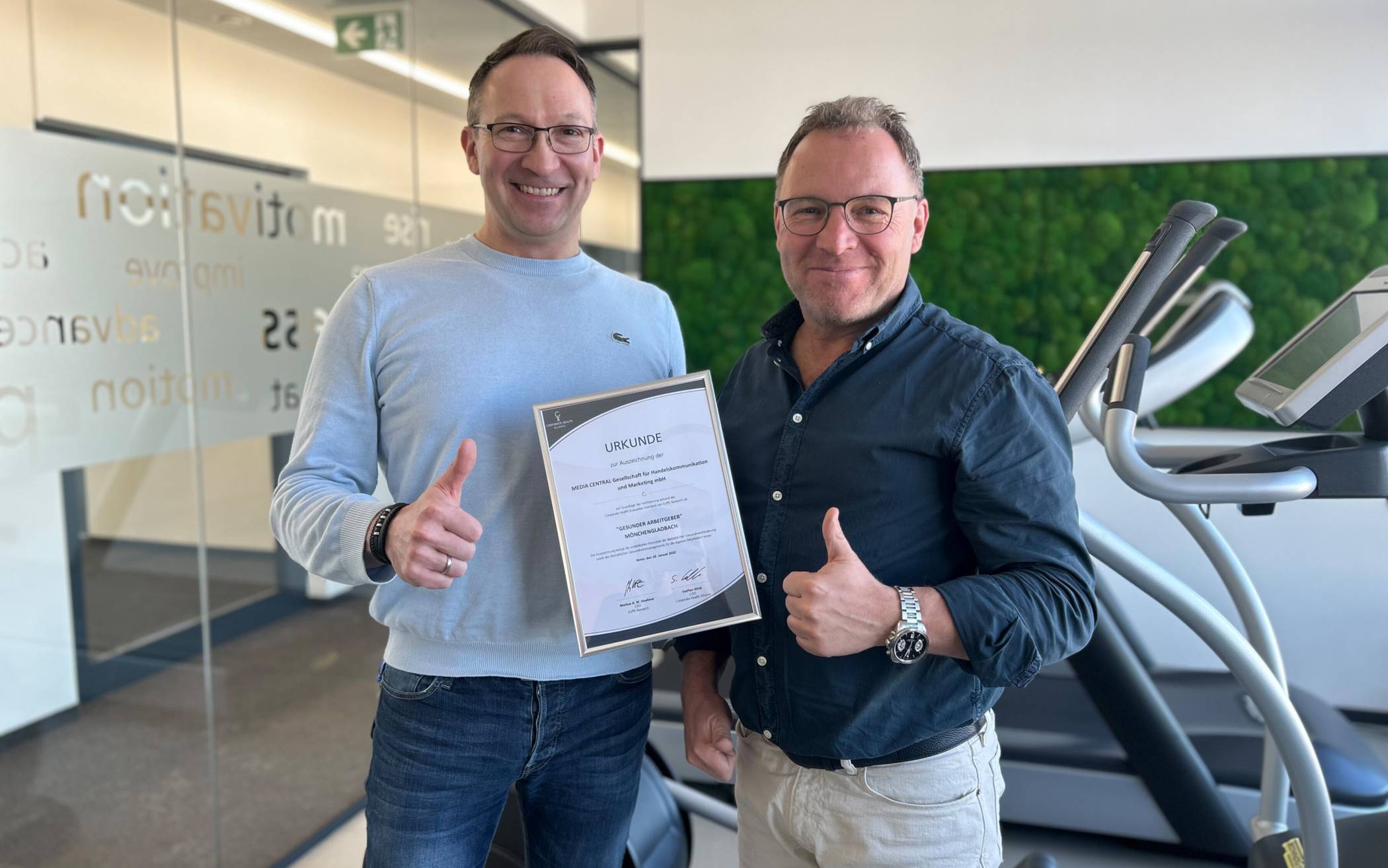 Steffen Bening und Ingo Wienand mit